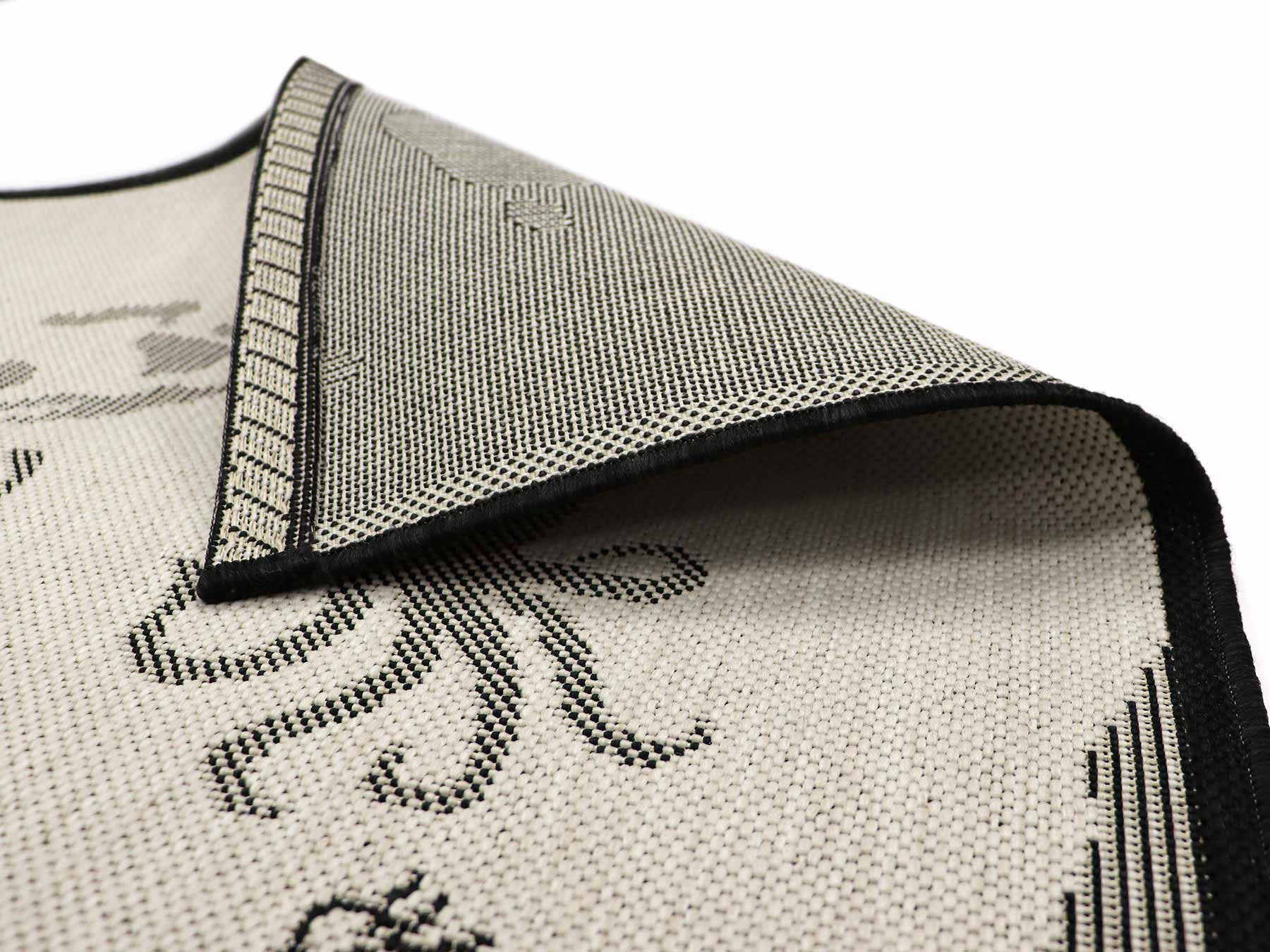 Primaflor-Ideen in Textil Kinderteppich LINIA - Weltkarte, rechteckig, Höhe: 3 mm, Flachgewebe, Motiv Weltkarte, In- und Outdoor geeignet, Kinderzimmer