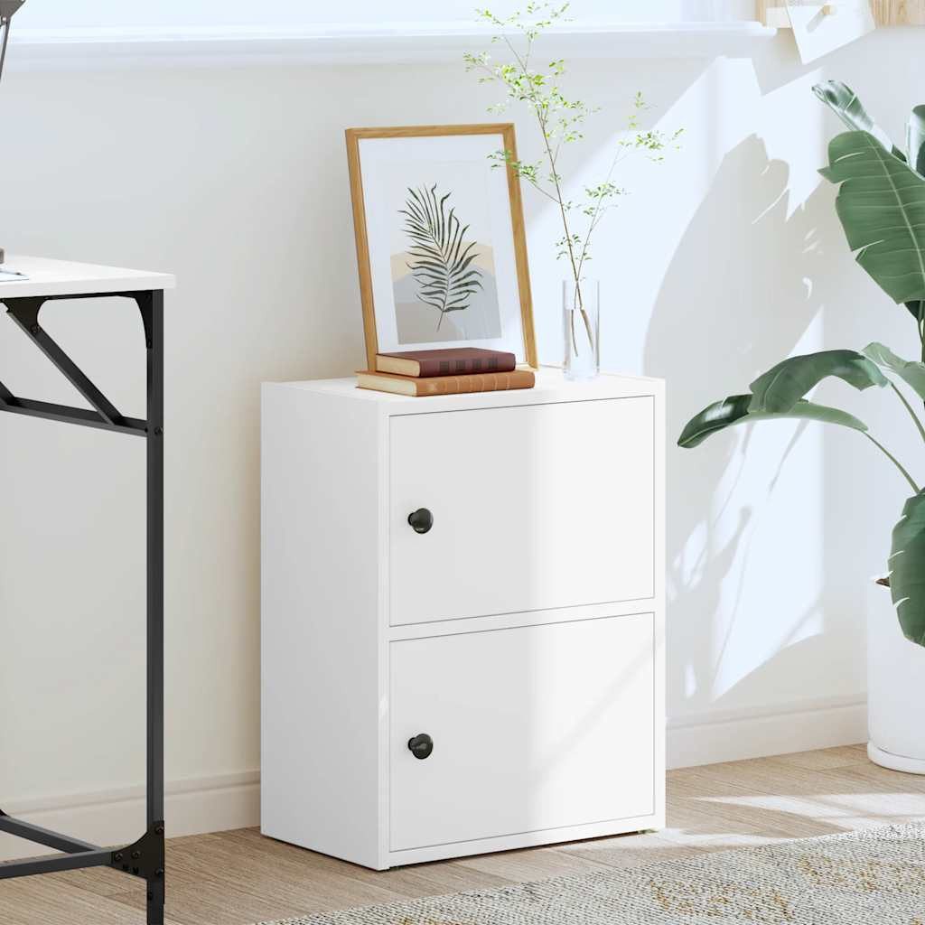 vidaXL Bücherregal Bücherregal Weiß 40x24x52 cm Holzwerkstoff, 1-tlg. günstig online kaufen