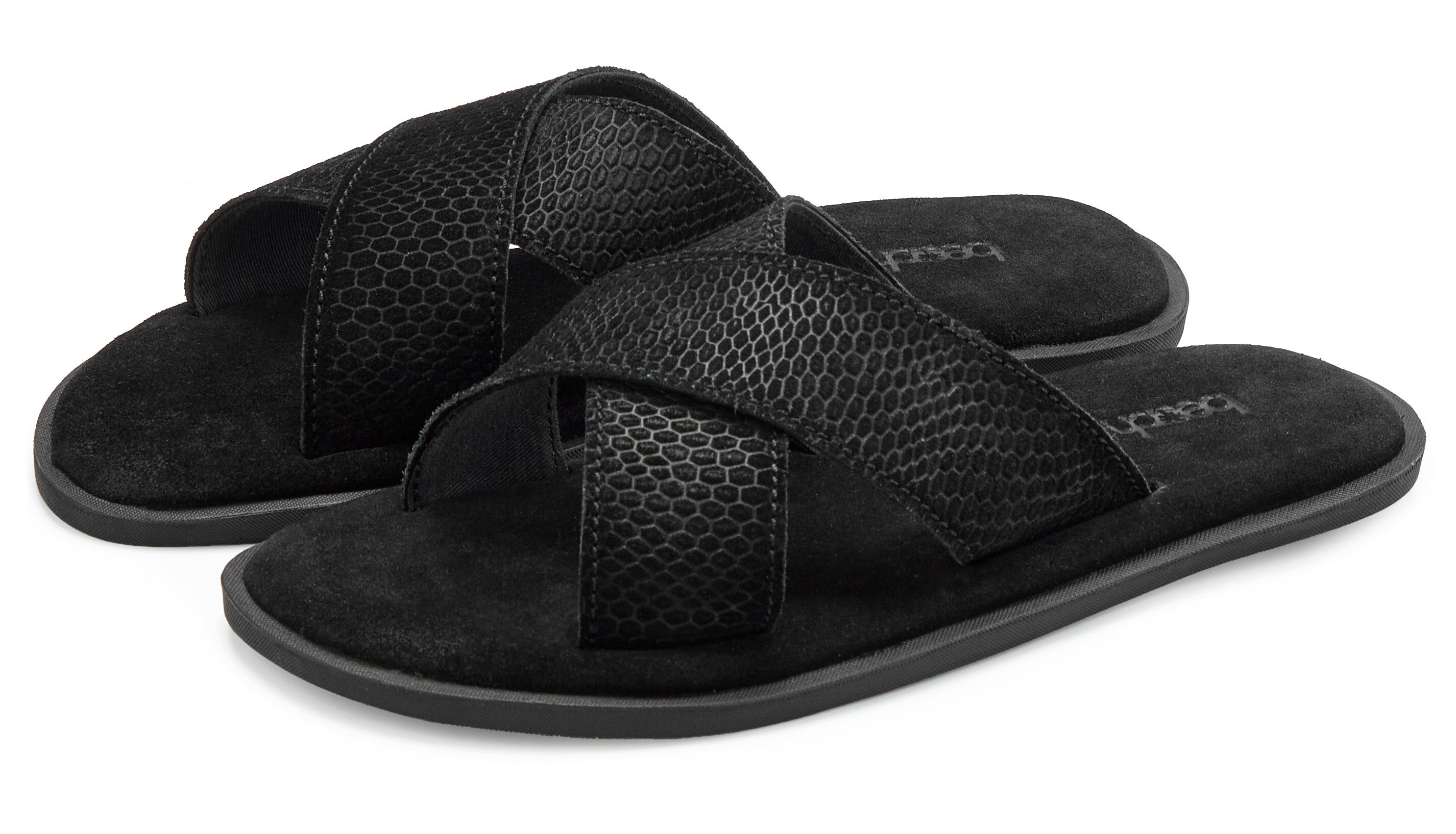 Beachtime Sommerschuhe, offener Schuh, Sandale Pantolette NEU aus weichem Leder mit leichter Sohle