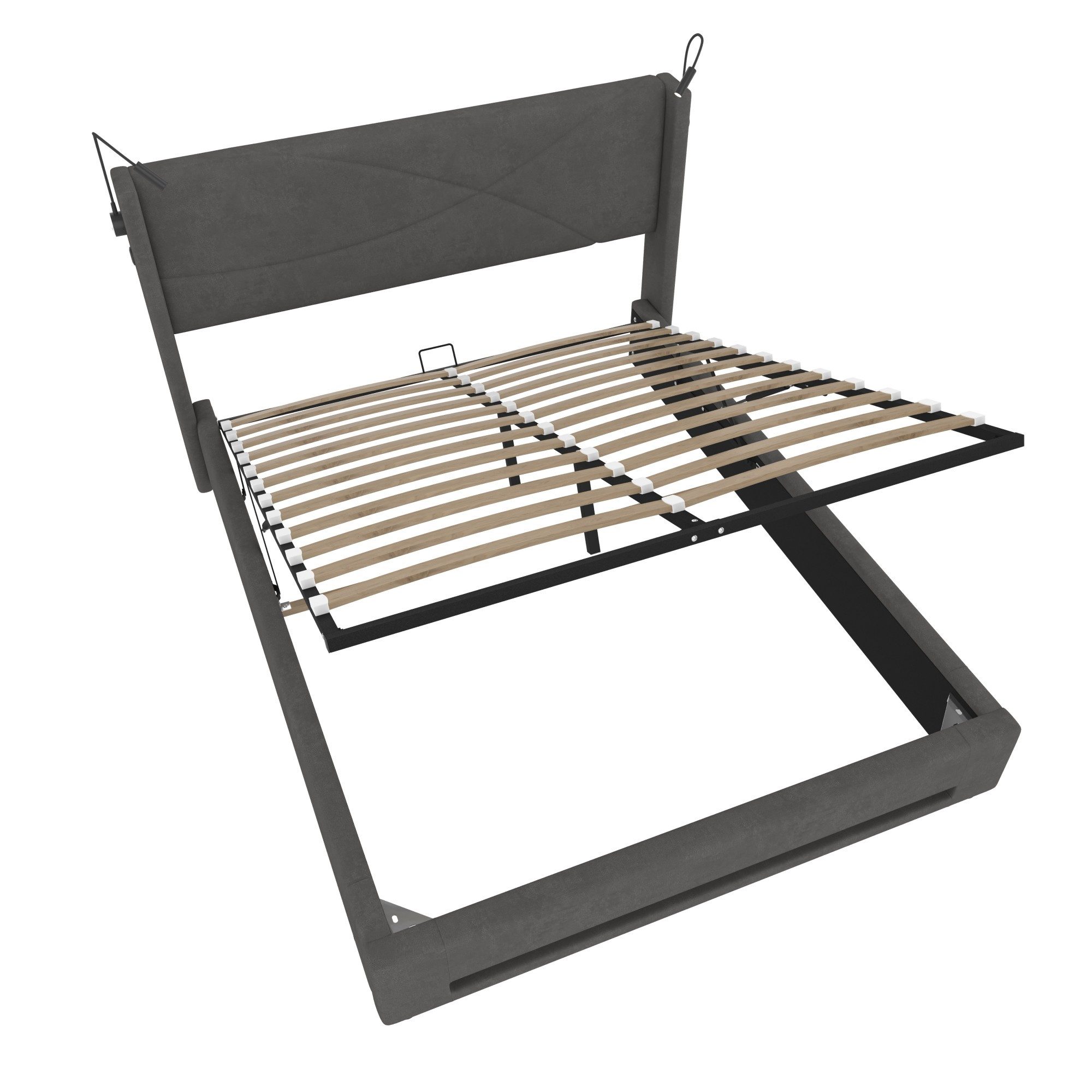 LVHOM Boxbett 140x200/160x200cm, Bettgestell mit integrierter günstig online kaufen