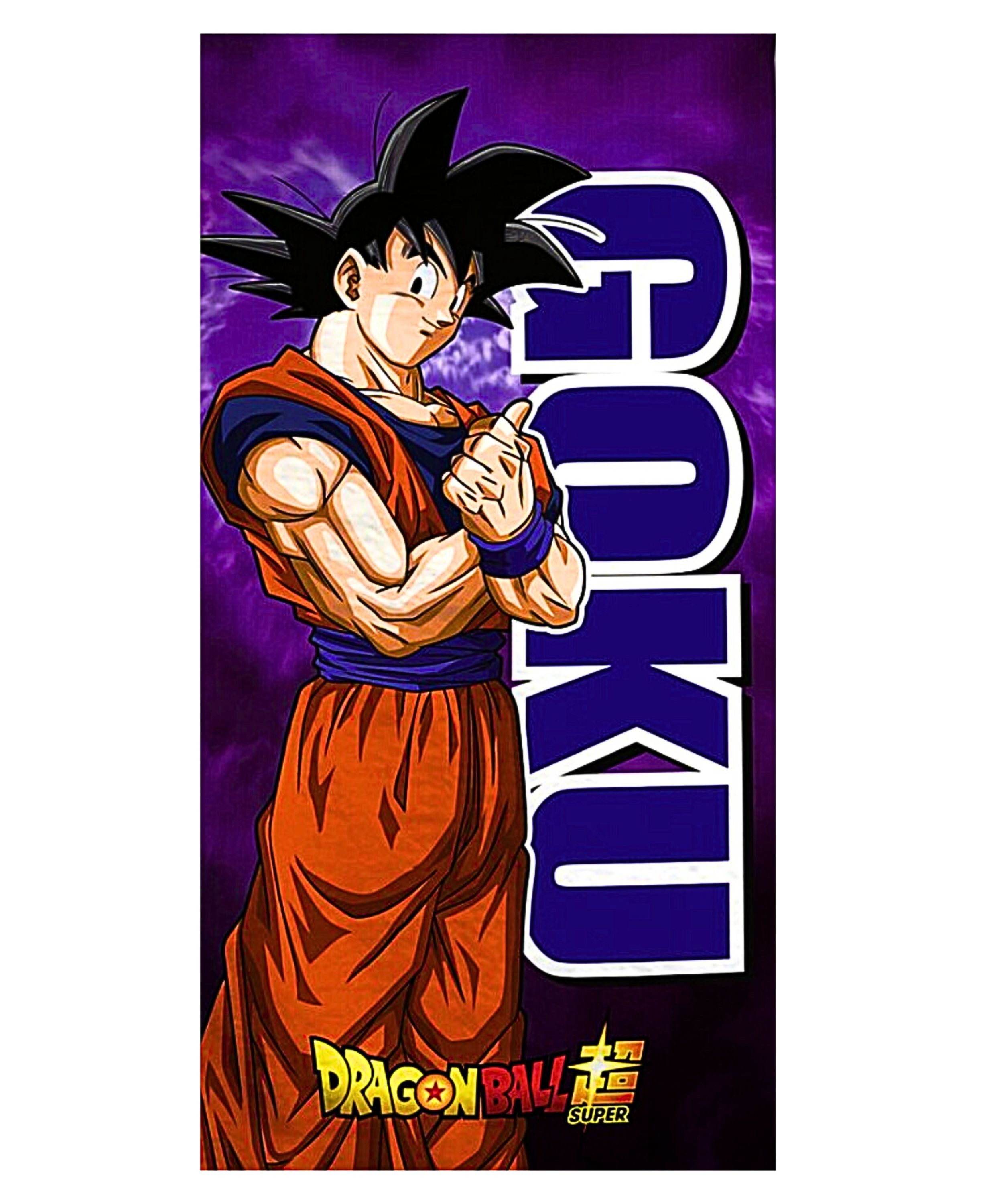Dragon Ball Badetuch Son Goku, Mikrofaser, Strandtuch 70 x 140 cm schnelltr günstig online kaufen