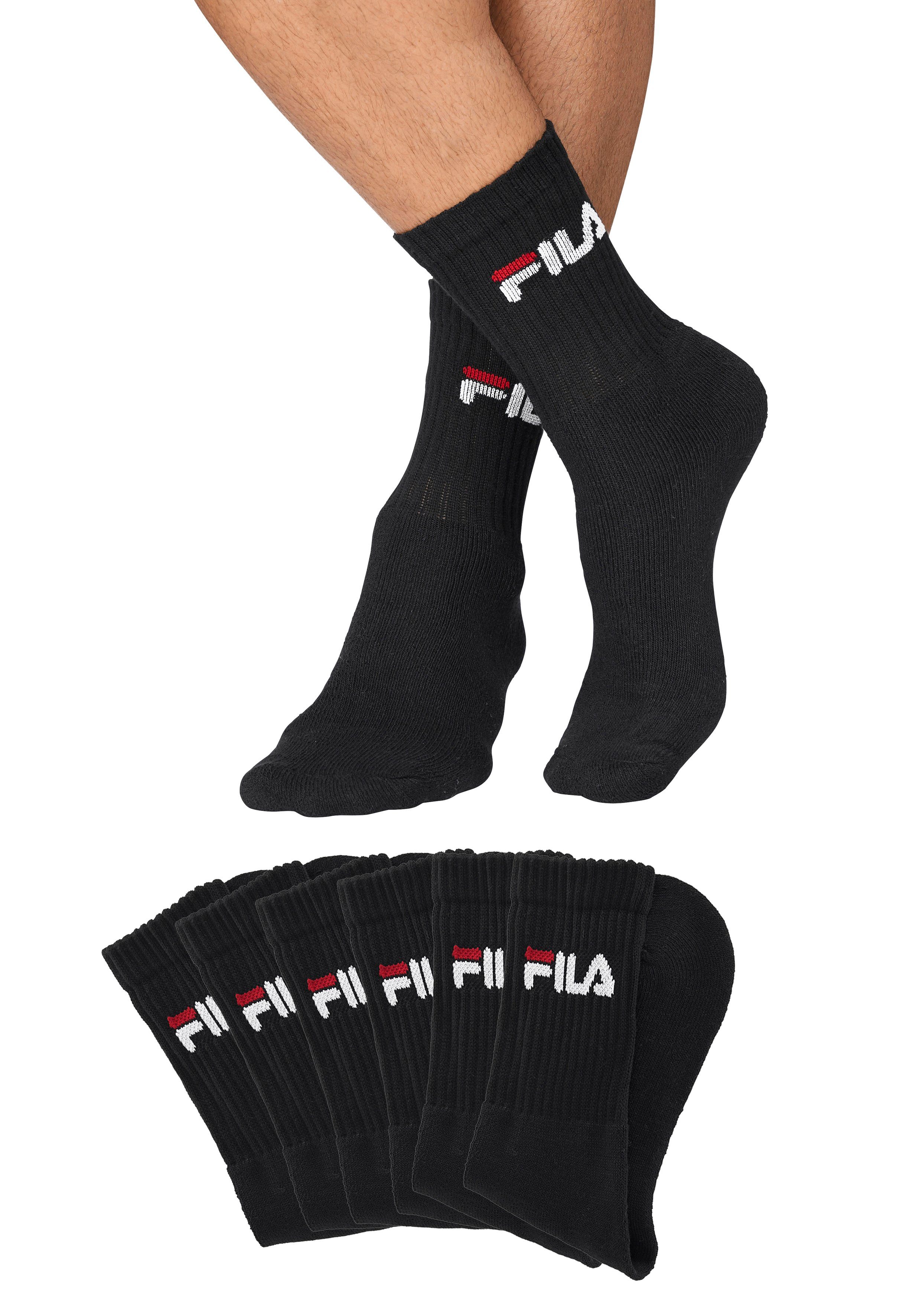 Fila Tennissocken UNISEX CREW TENNIS FULL TERRY SOCKS (6-Paar) Sportsocken, günstig online kaufen