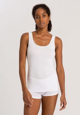 Hanro Unterhemd Cotton Seamless (1-St) Luxus, mit edlen Satineinfassungen