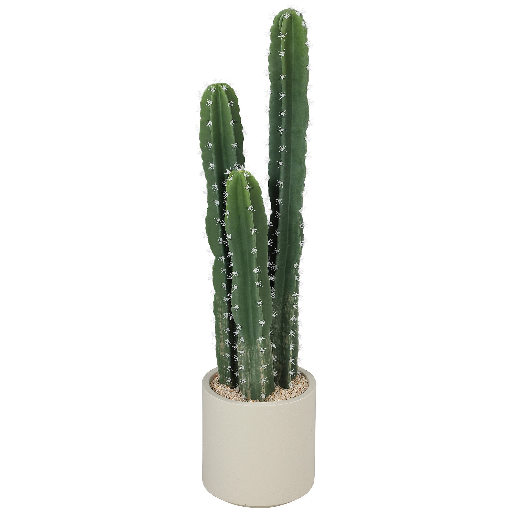 Kunstpflanze 95 cm künstliche Pflanzen im Topf Kaktus, HOMCOM, Höhe 95 cm, Dekoration für Zuhause, Büro, Einweihungsgeschenke