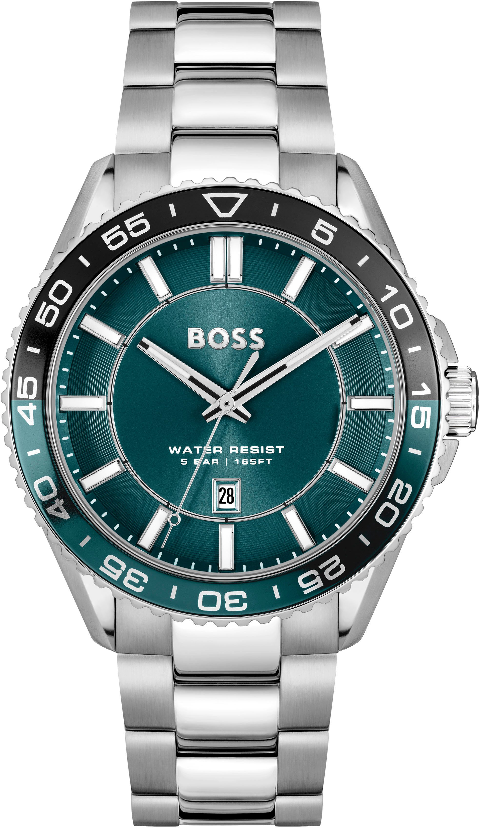 BOSS Quarzuhr RUNNER 3H 1514208, Armbanduhr, günstig online kaufen