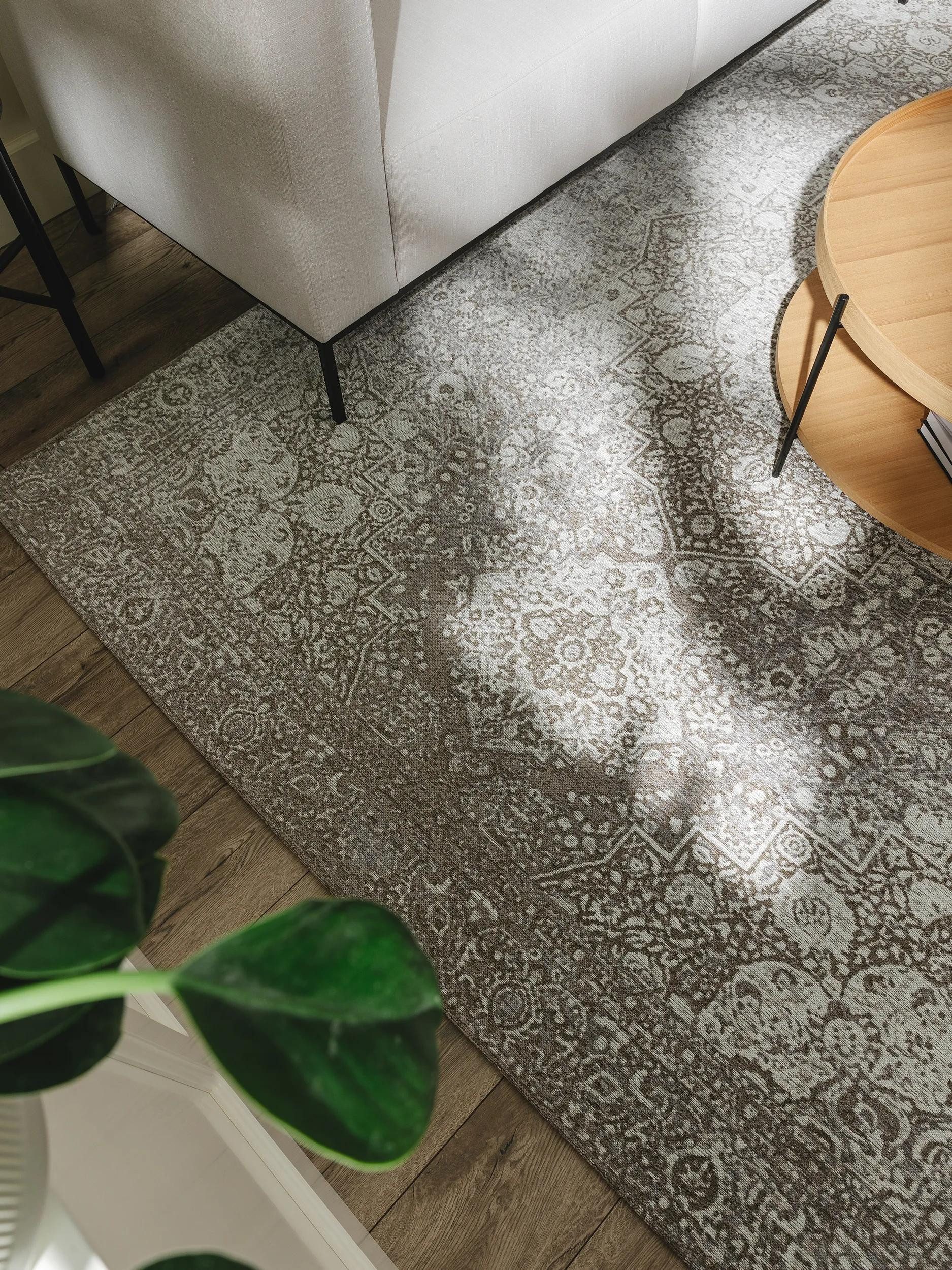 benuta Teppich Frencie, rechteckig, Höhe: 5 mm, Teppich Wohnzimmer, Schlafzimmer, Esszimmer, Flur, Kunstfaser, Cozy