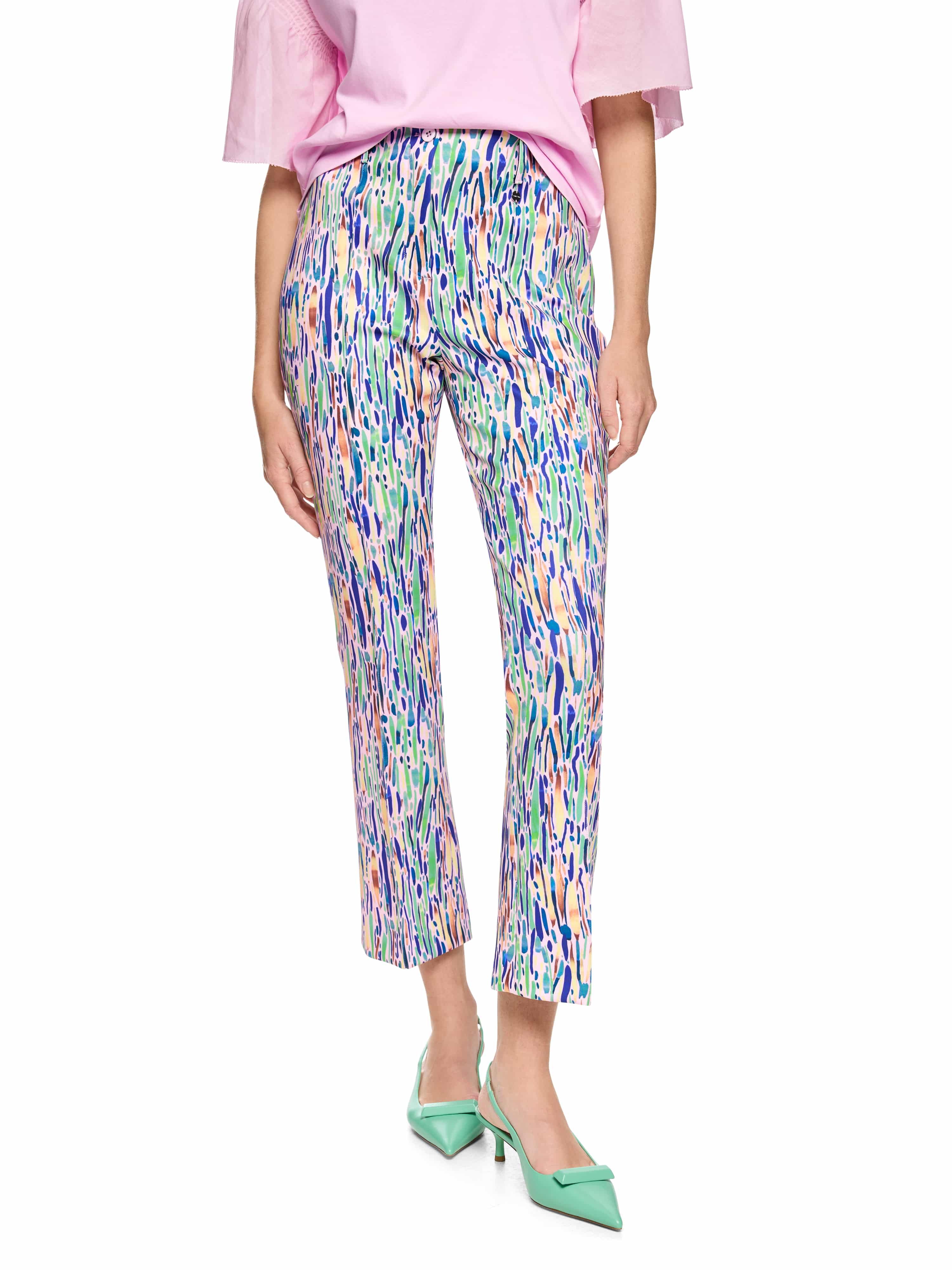 Marc Cain Jerseyhose Spring Fling Premium Damenmode Model: FORLI, aus Scuba günstig online kaufen