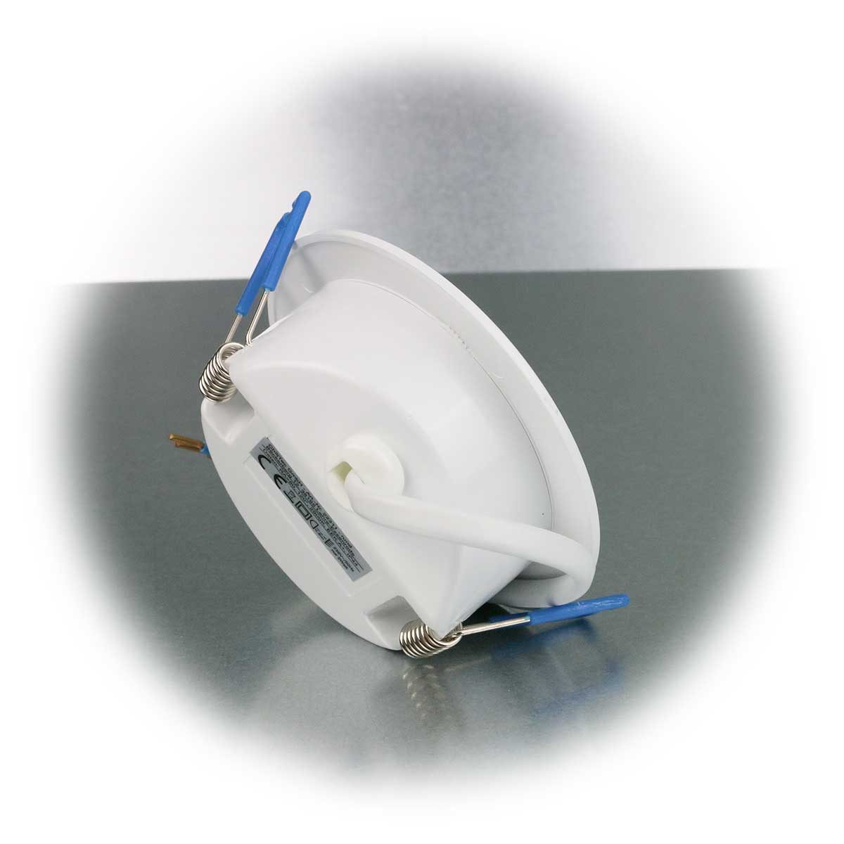 ChiliTec LED Deckenspot LED-Einbauleuchte "Flat-30 FR-R", neutralweiß,IP44, daylight/tageslichtweiß