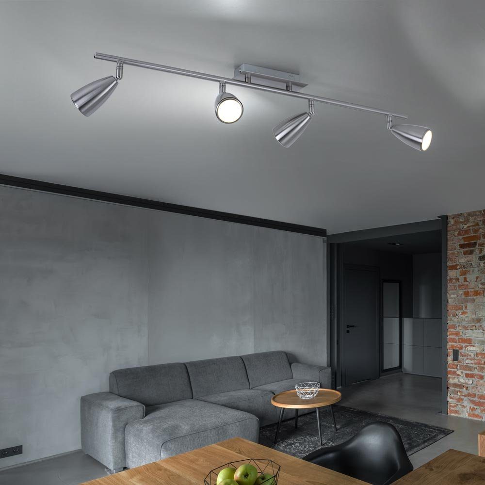 Design LED Decken Strahler Wohn Ess Zimmer Balken Leuchte schwenkbar Beleuchtung 