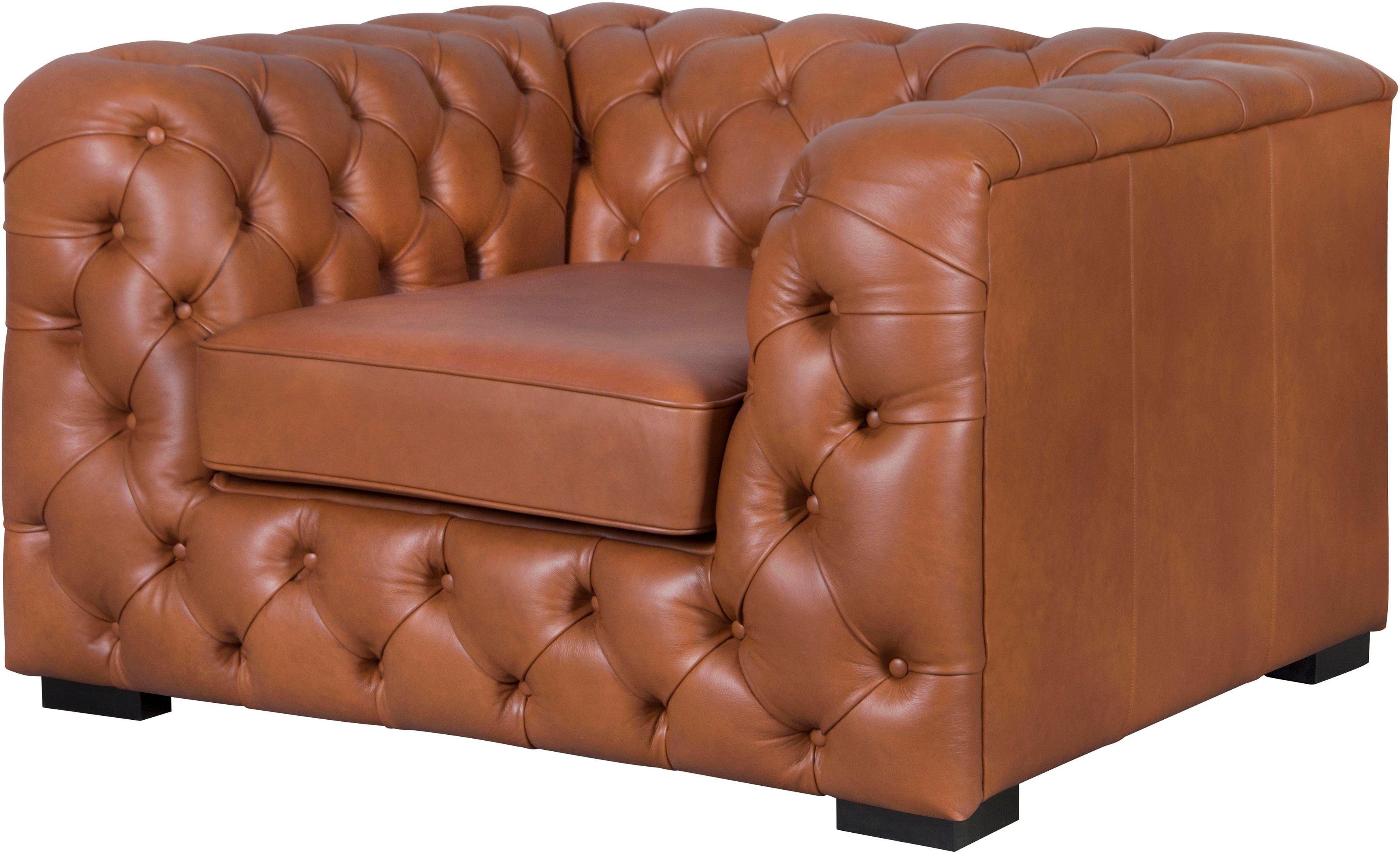 Home affaire Chesterfield-Sessel Kalina Sessel, mit klassischer Chesterfield-Knopfheftung, sehr hochwertige Qualität