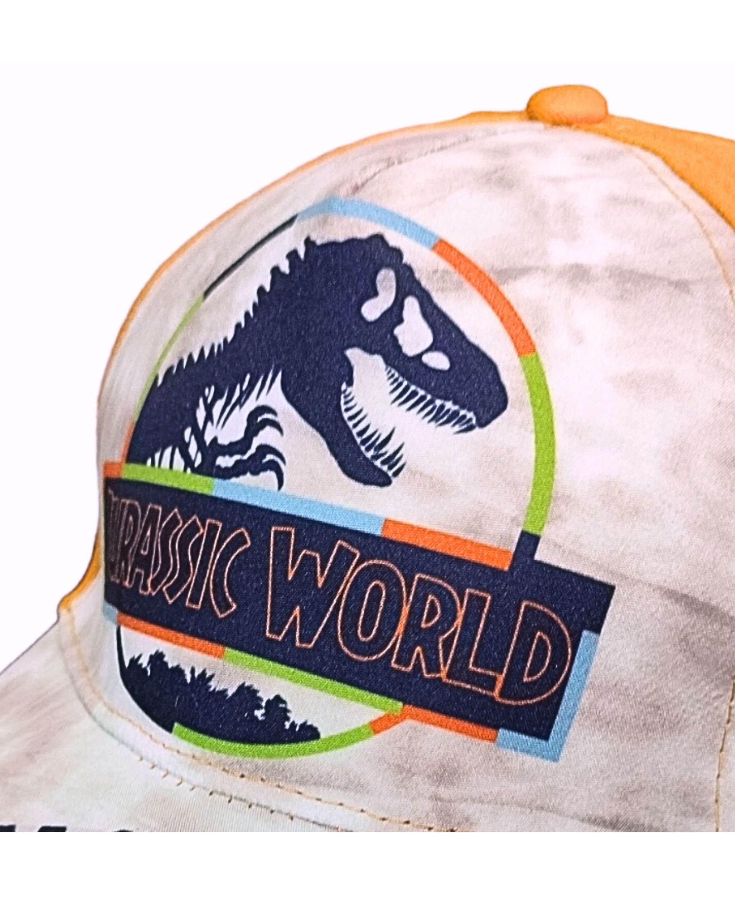 Jurassic cm Orange CHASER World Größe Sommerkappe 52-54 Baseball RAPTOR Cap
