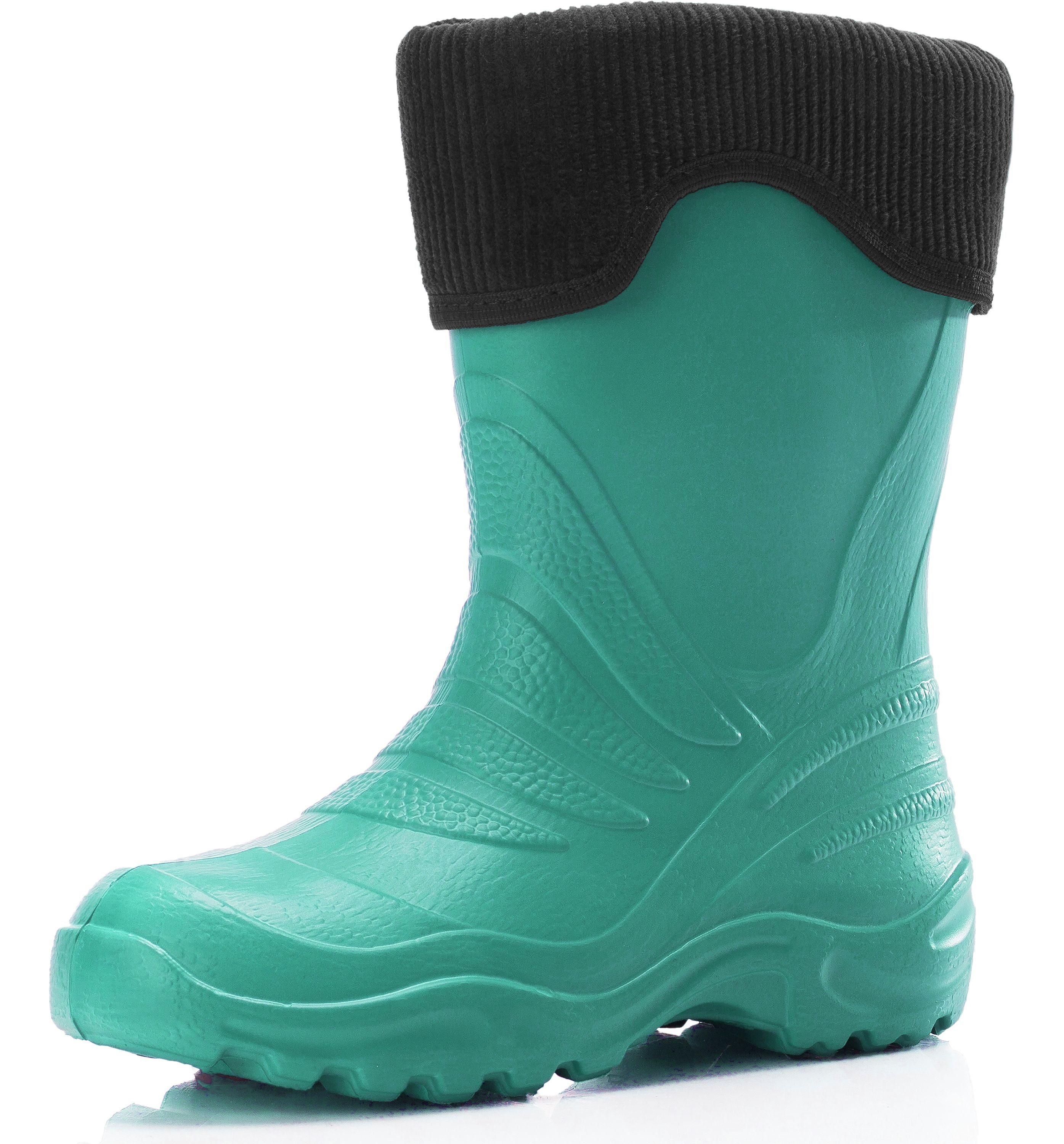 Ladeheid Regenstiefel in verschiedenen Farben LA-861 Gummistiefel Kinder gefüttert und federleicht