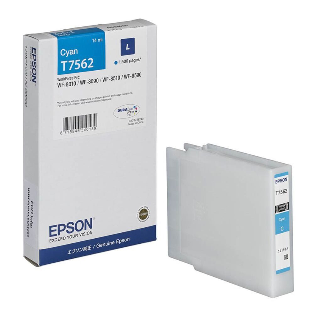 Epson T7562 L / C13T756240 Tinte Cyan (1-tlg) Nachfülltinte (x)