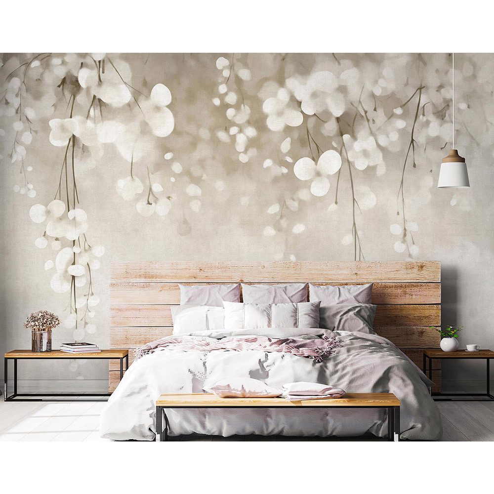 Erismann Fototapete Blumenranken Creme Grau 22069-07-01 Guido Maria Kretschmer