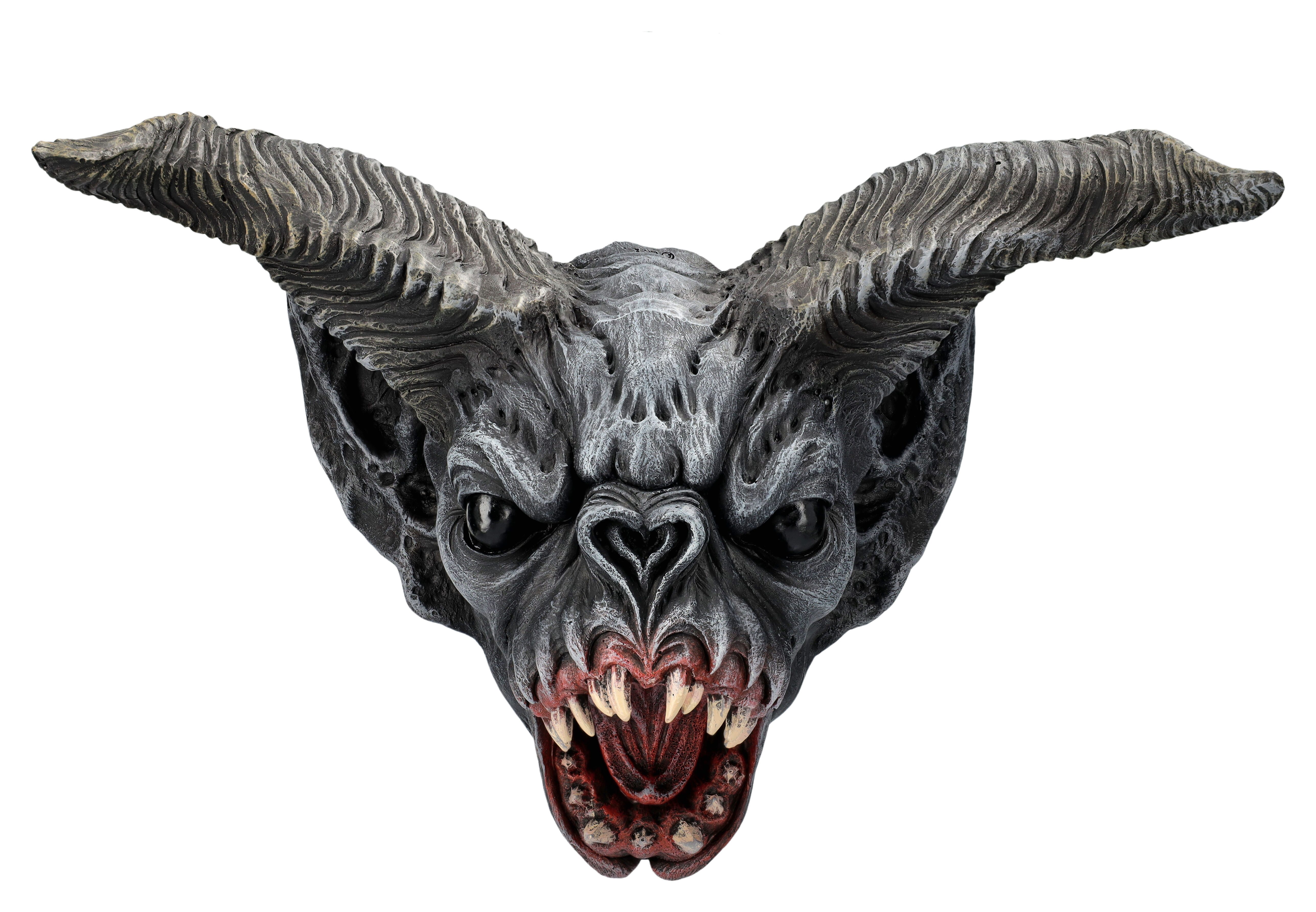 Figuren Shop GmbH Wanddekoobjekt Wandrelief - Teuflische Vampir-Fledermaus - Gothic Wanddeko Dekoration