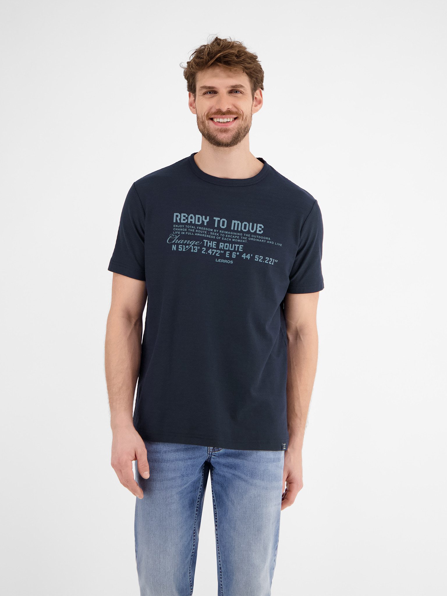 LERROS T-Shirt mit Schriftzug günstig online kaufen