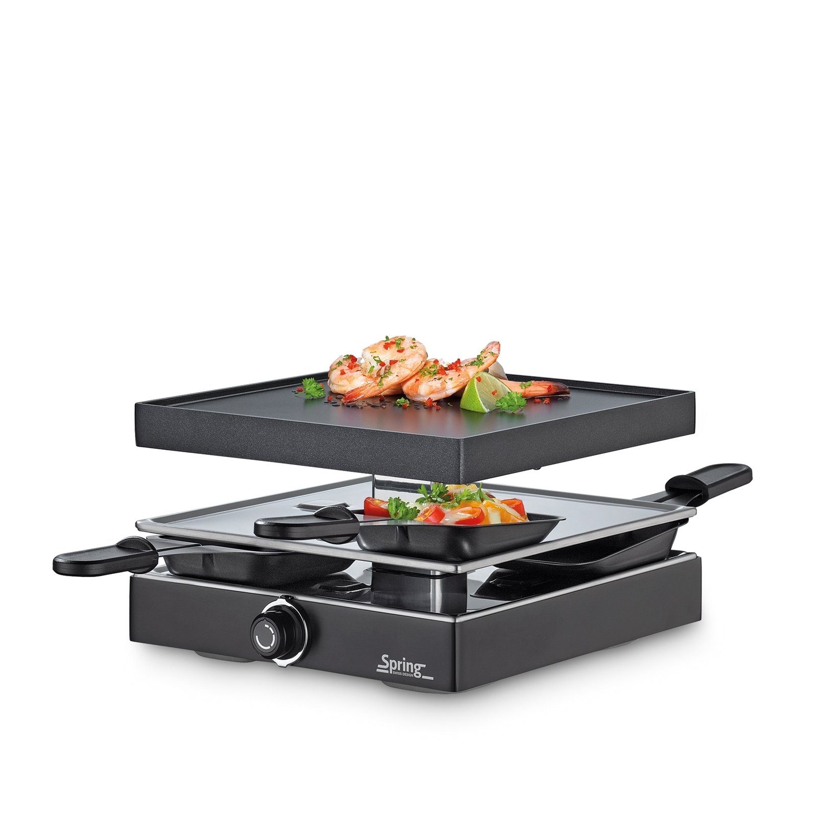 Spring Raclette Raclette 4 mit Alugrillplatte Classic