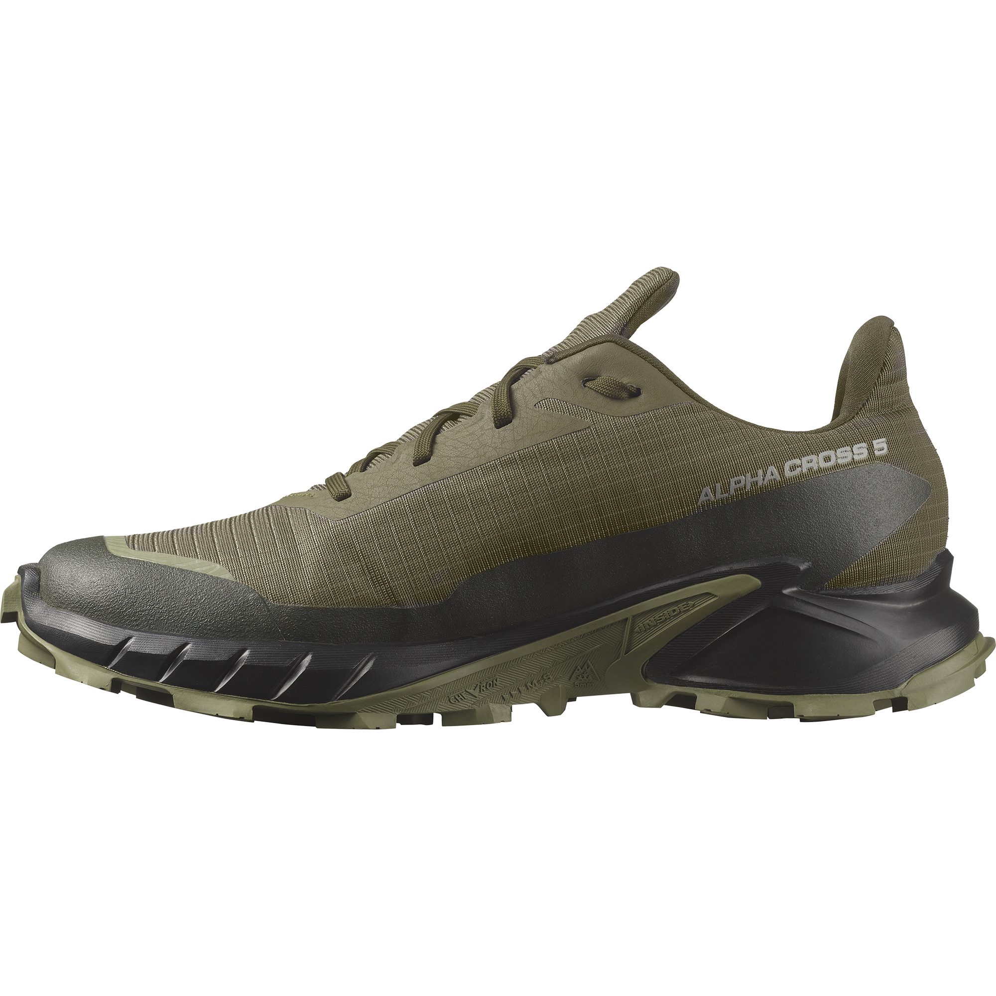 ALPHACROSS GORE-TEX Salomon Trailrunningschuh wasserdicht, 5 oliv Trailrunningschuhe