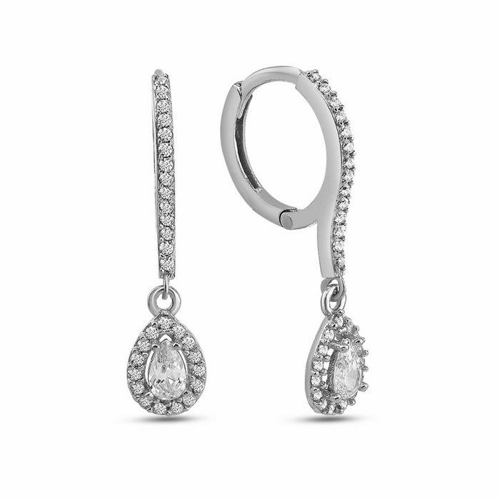 dKeniz Paar Ohrhänger 925/- Sterling Silber Elegant & Pur Ohrring