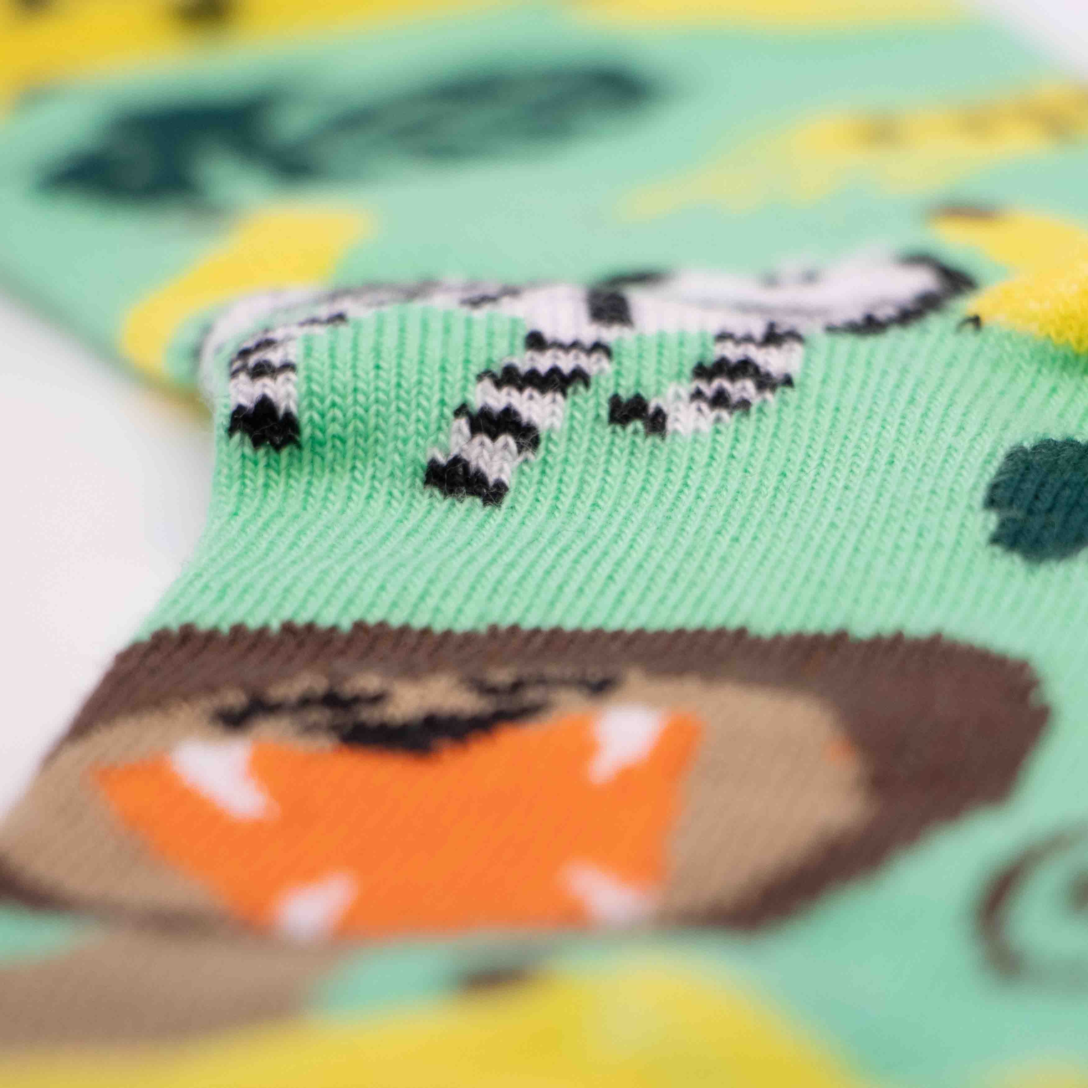 Mädchen Socken und Freizeitsocken Kinder und aus für Safari, Jungs 3 Nylon recyceltem (1-Paar) Bio-Baumwolle, ab 80% Elastan kyds 3% 17% Jahren