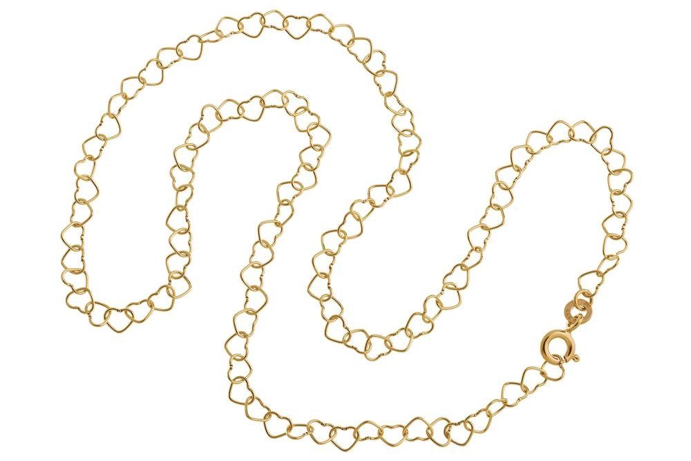 Silberkettenstore Goldkette Goldkette Herzen - 333 günstig online kaufen