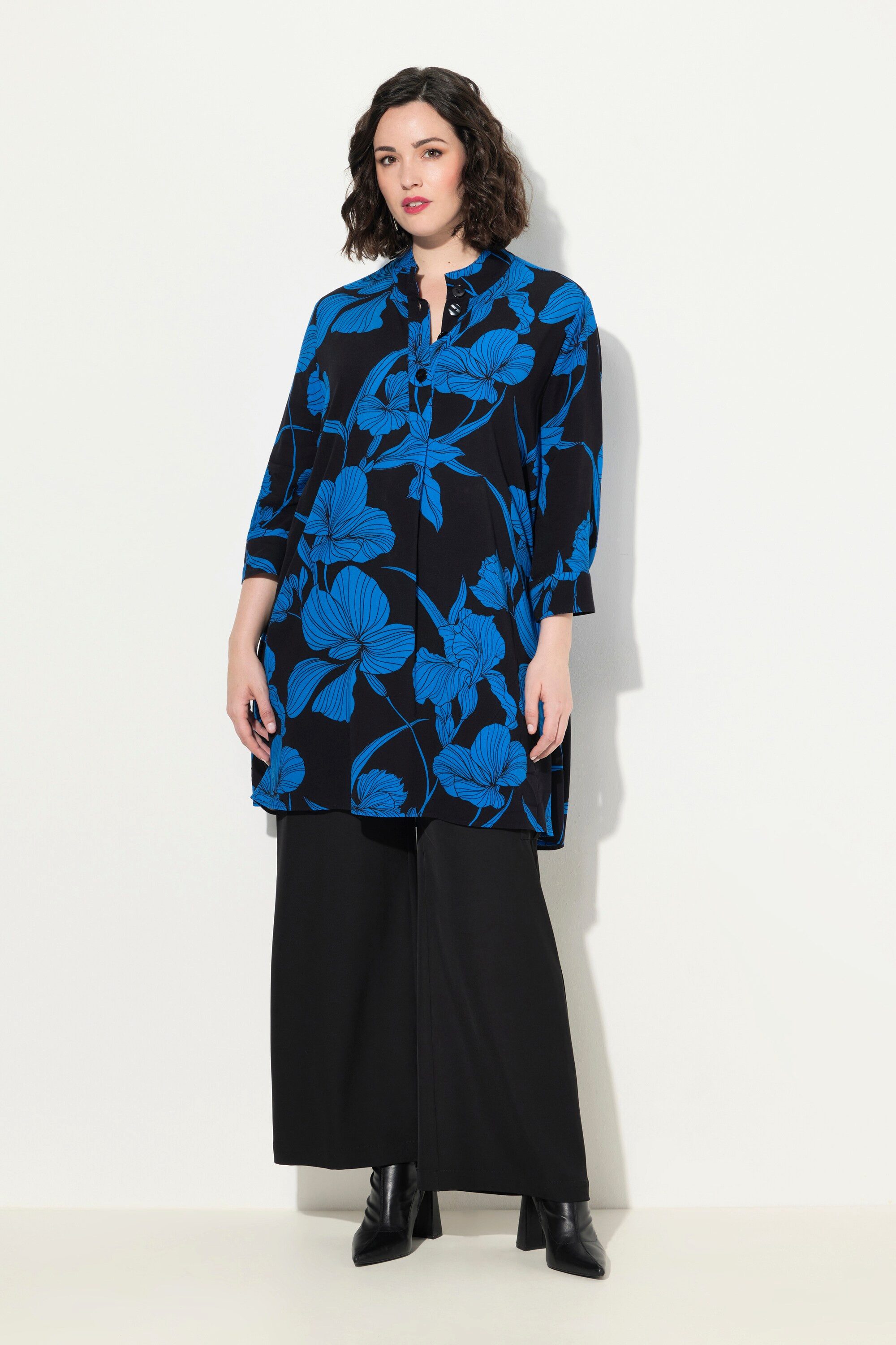 Ulla Popken Tunika Tunika Blüten A-Linie günstig online kaufen
