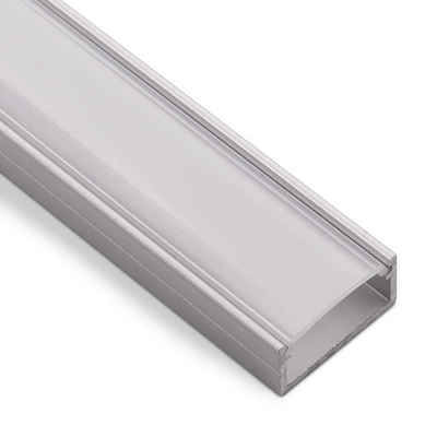 SO-TECH® LED-Stripe-Profil LED Aufbau-Profil PH1 für breite LED-Stripes bis 16 mm, geeignet für z.B. Philips Hue LightStrip