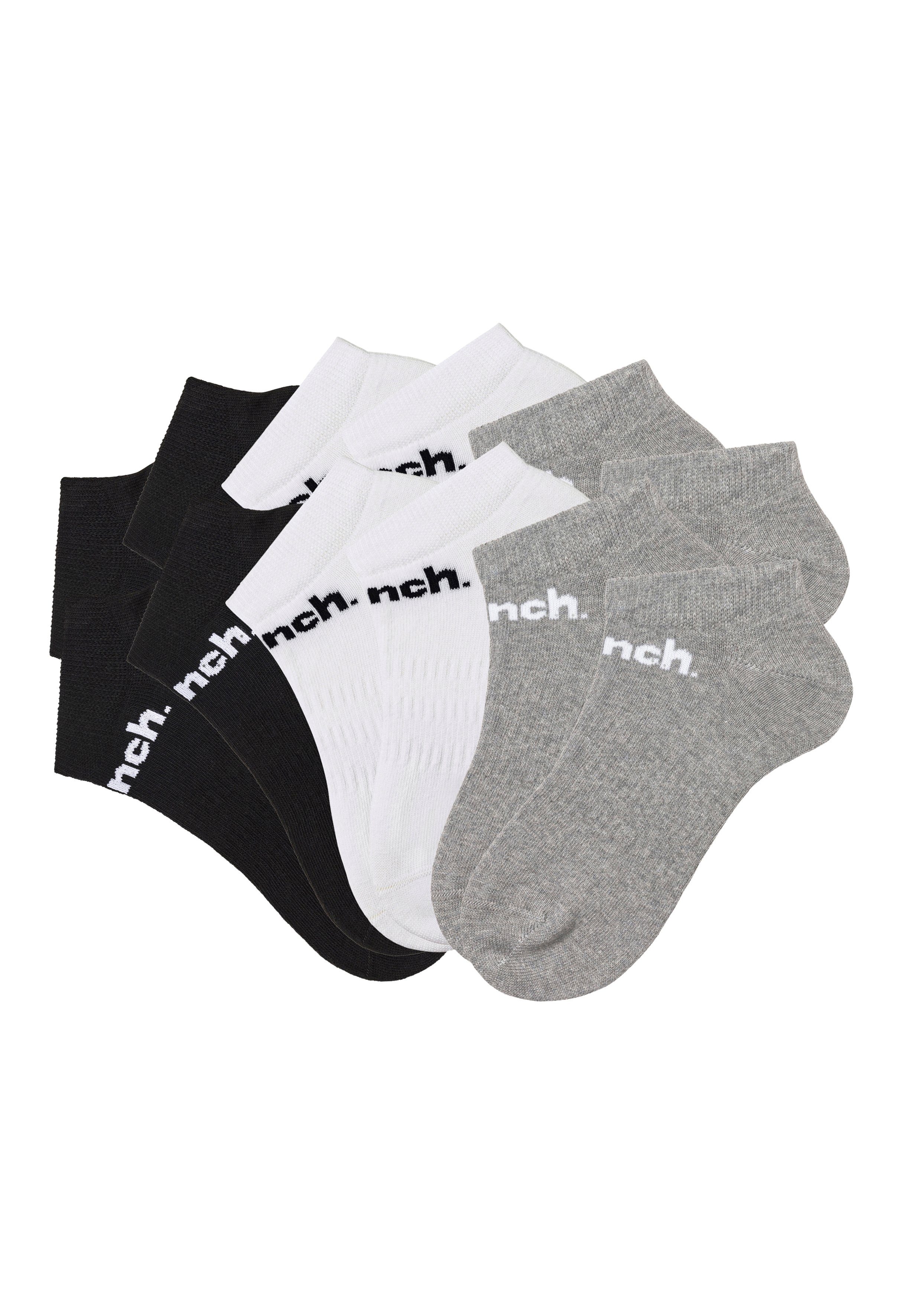 Bench. Sportsocken (Packung, 12-Paar) Sneakersocken mit klassischem Logoschriftzug