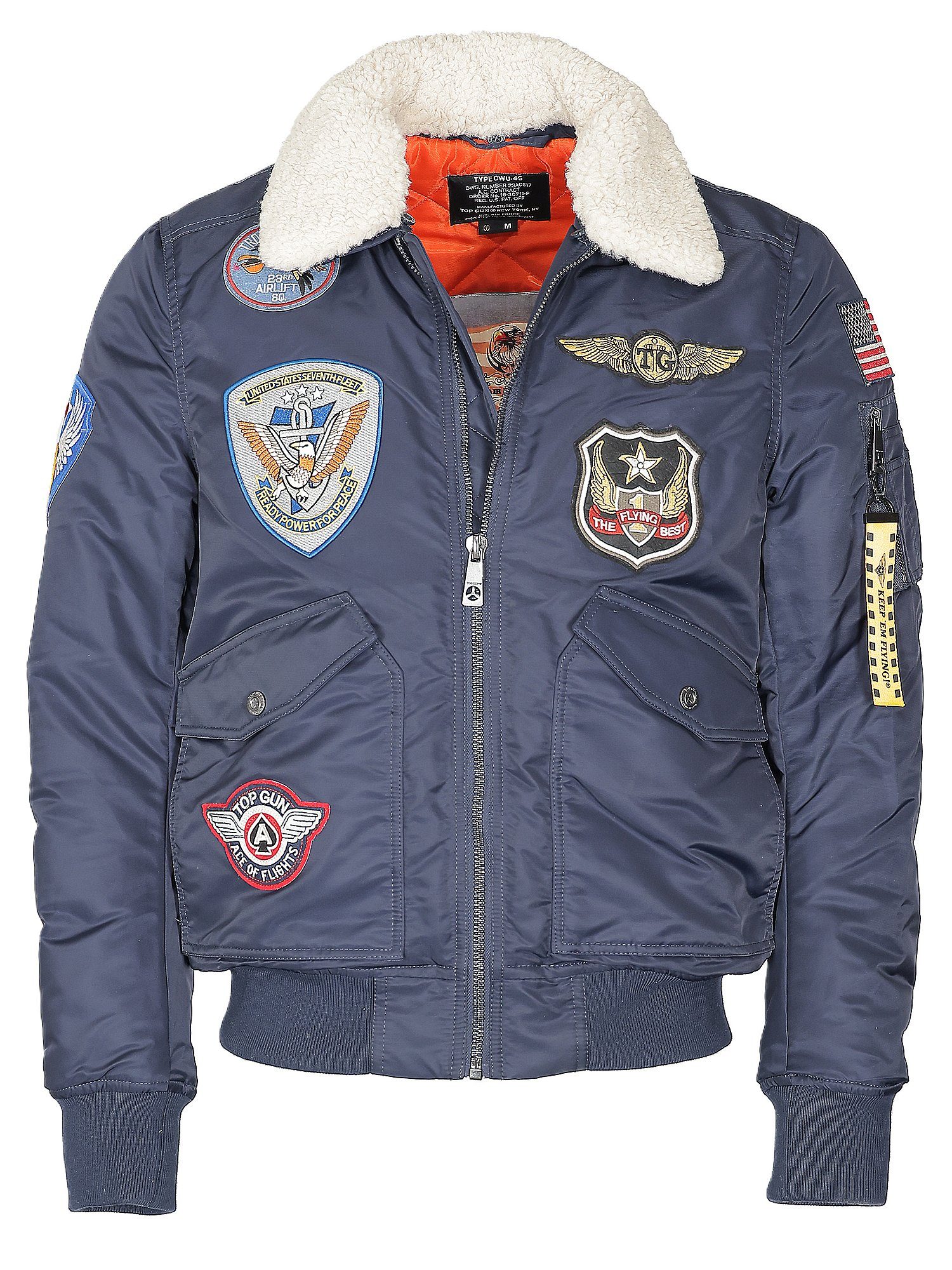 TOP GUN Bomberjacke TG23005 navy