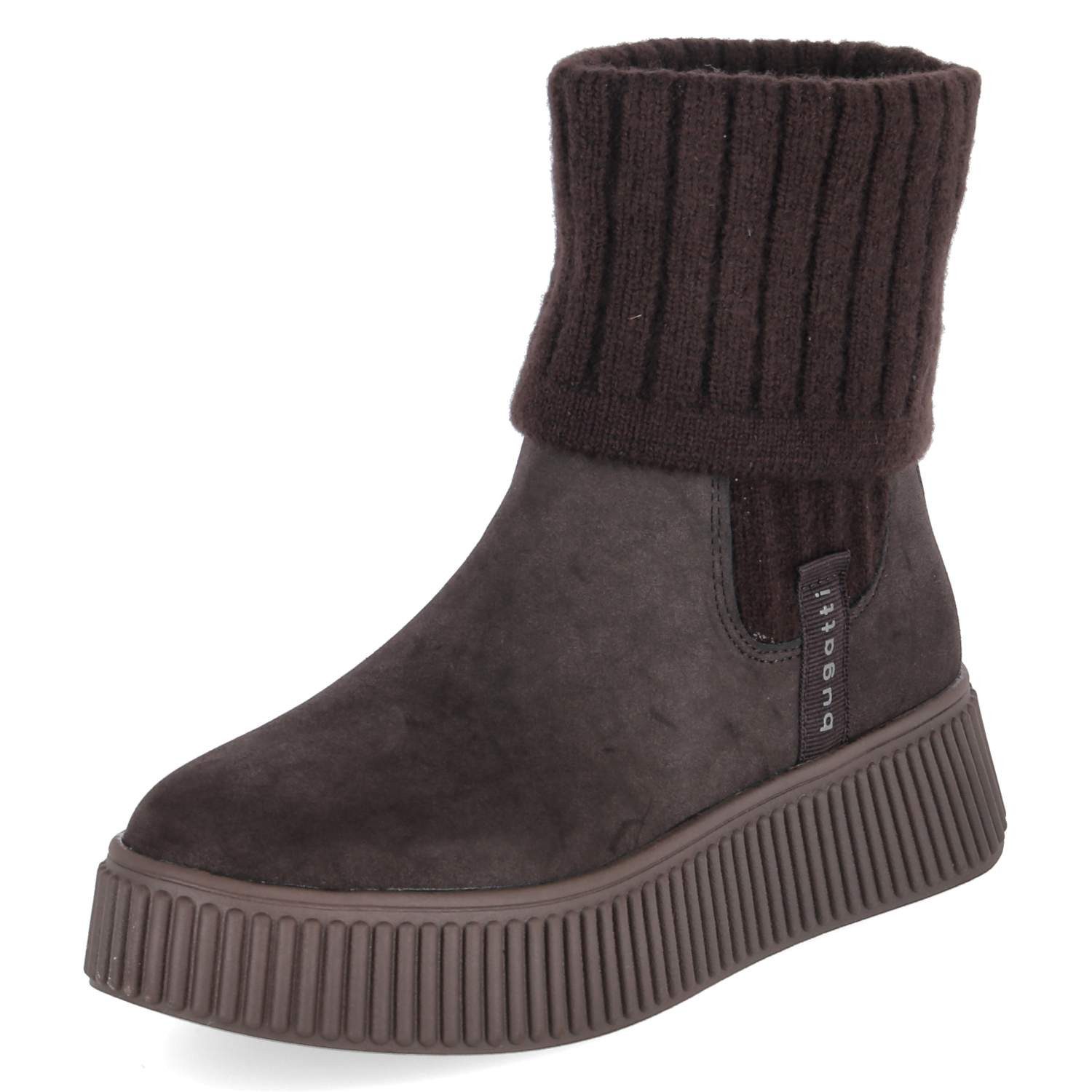 bugatti Bugatti 435AXC325569-6161 Damen Textil & Synthetik brown Schlupfstiefel