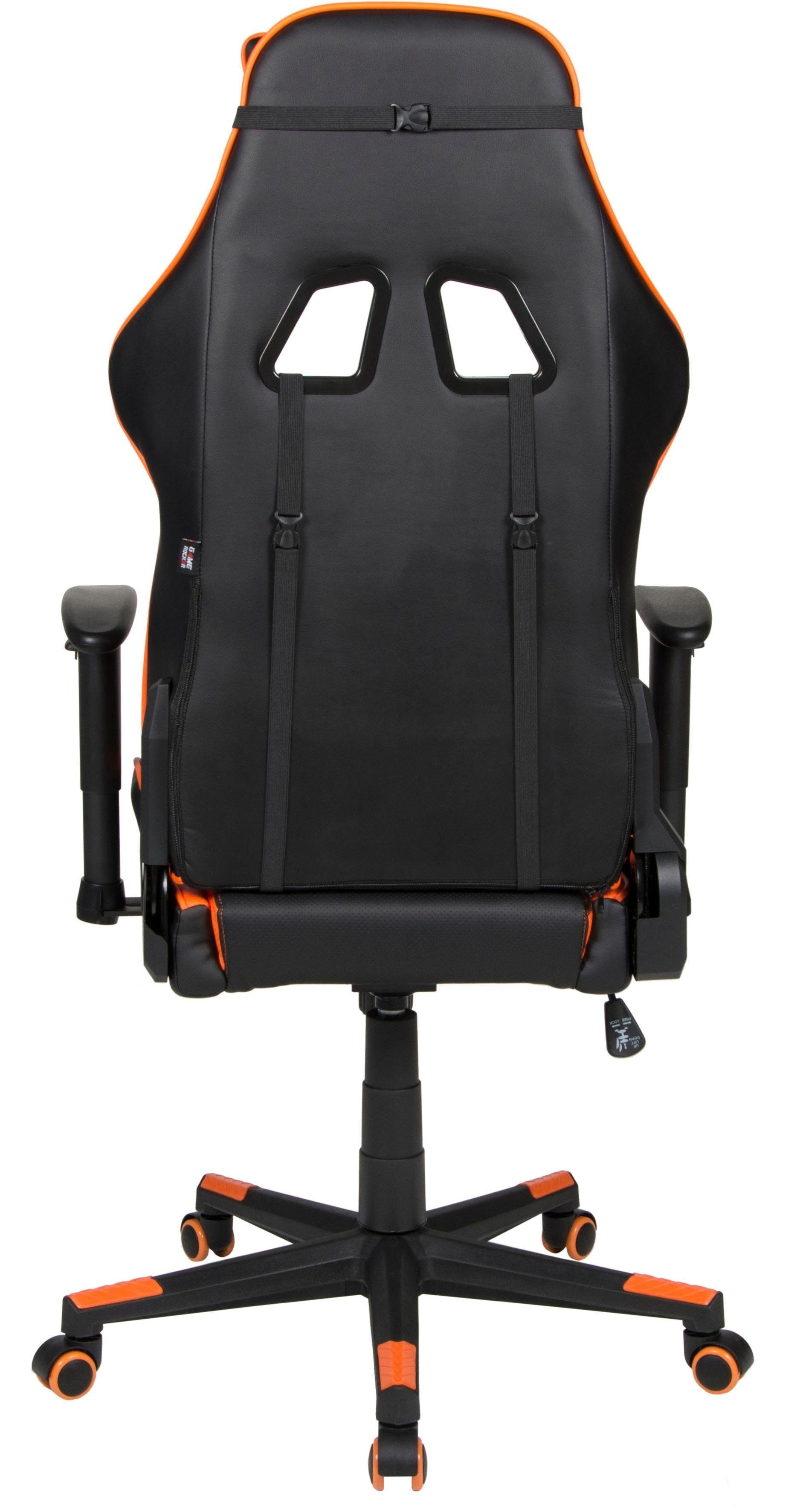 G-10 Duo Collection schwarz/orange | schwarz/orange Game-Rocker Gaming-Stuhl