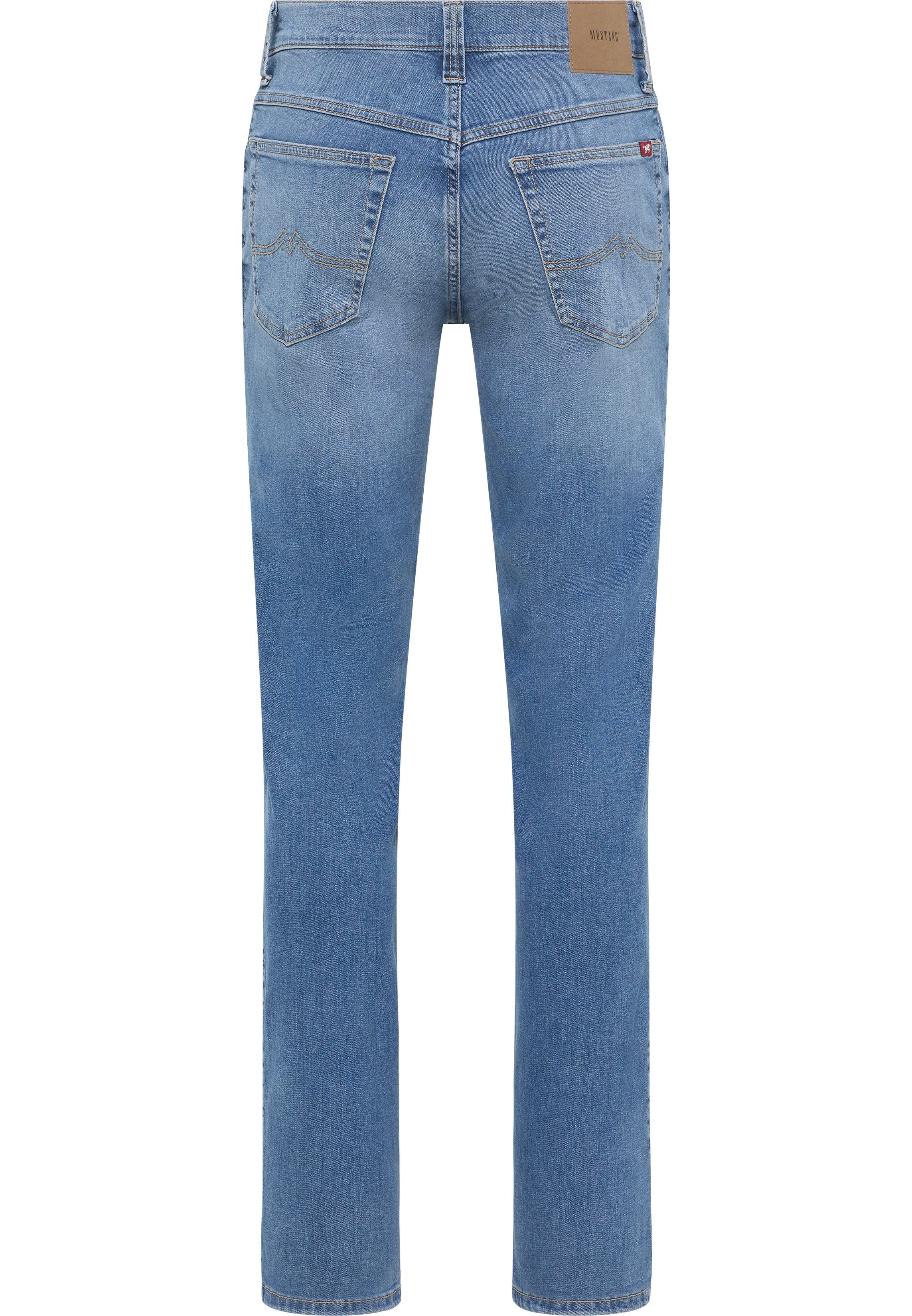 Tramper Style MUSTANG Straight Regular-fit-Jeans blau-5000412
