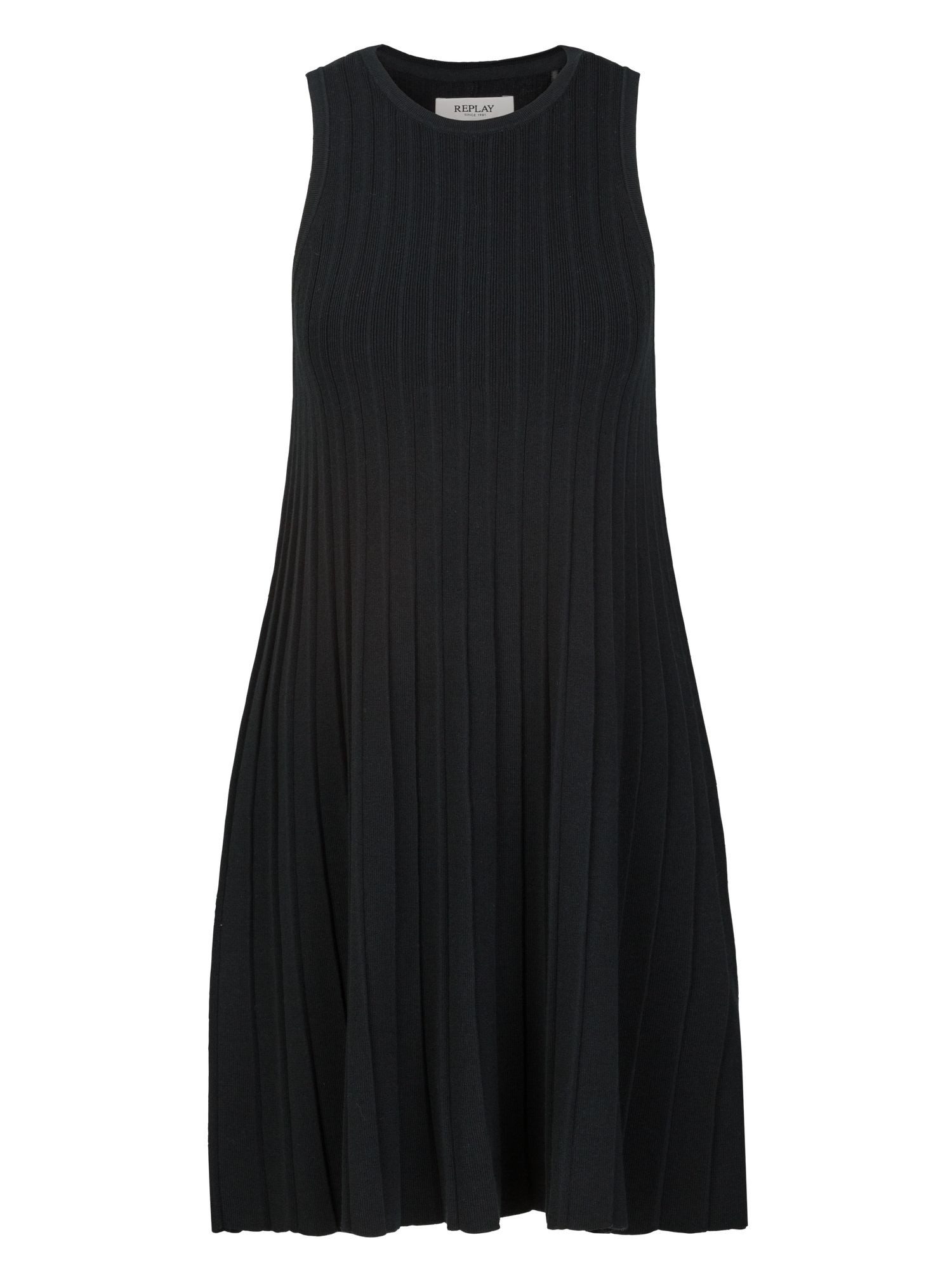 Replay Sommerkleid Rippoptik günstig online kaufen