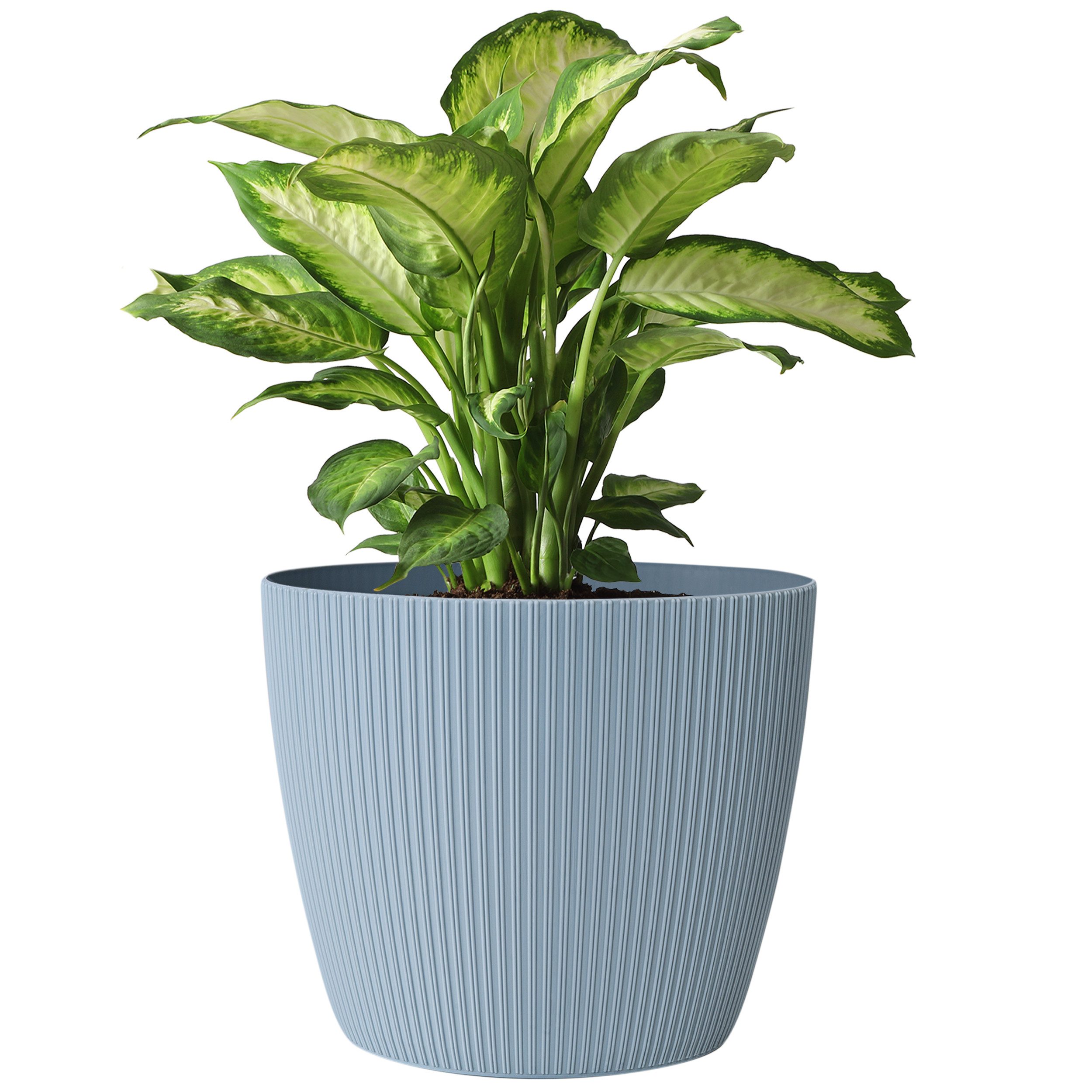 KONZEPT Blumentopf 5,2 l, gerillte Struktur günstig online kaufen