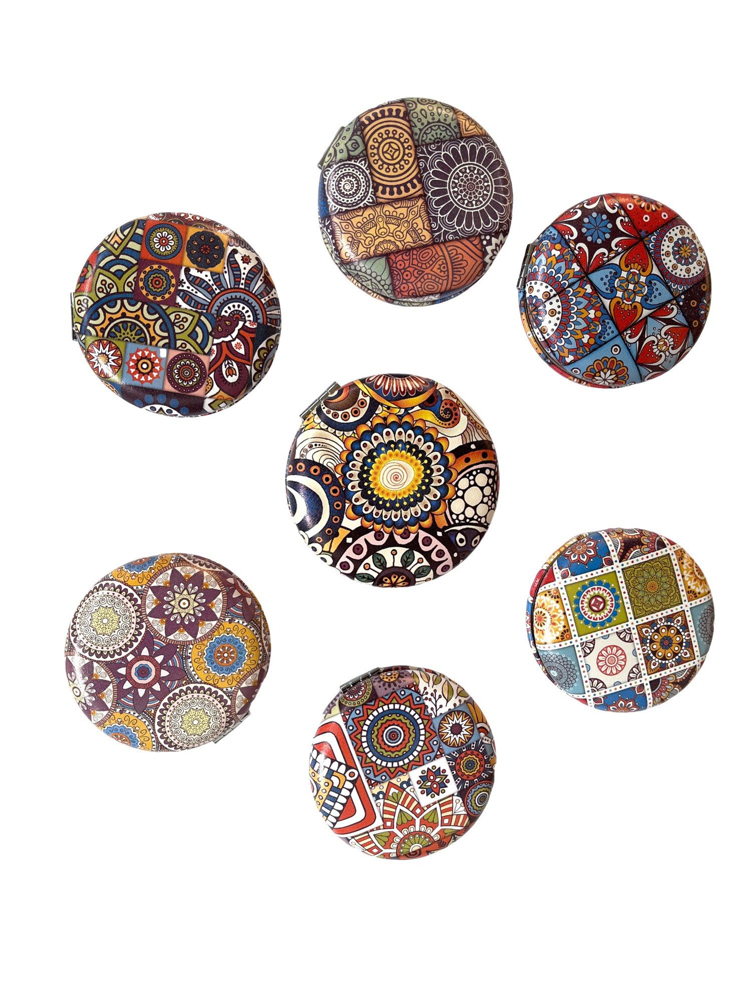 The Beauty House Taschenspiegel Reisespiegel Kosmetikspiegel Mehrzweck Spiegel Handspiegel klappbar