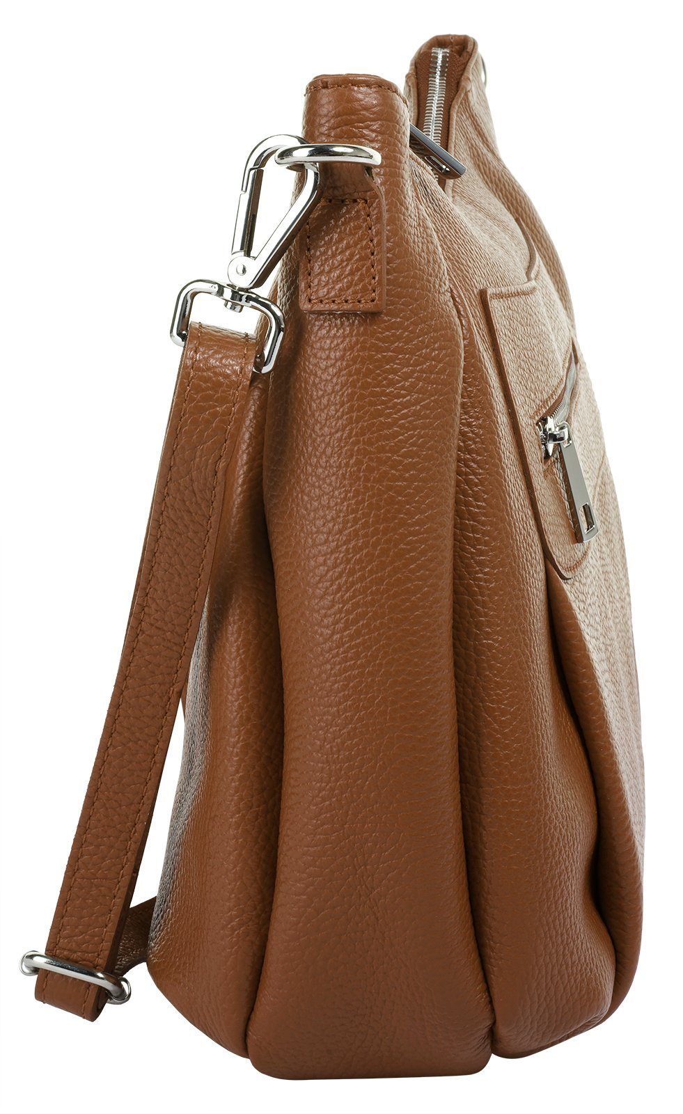 Samantha Look Umhängetasche SAMANTHA LOOK Damen echt Leder, Made in Italy, echt Leder, Made in Italy – Bild 5 von 5