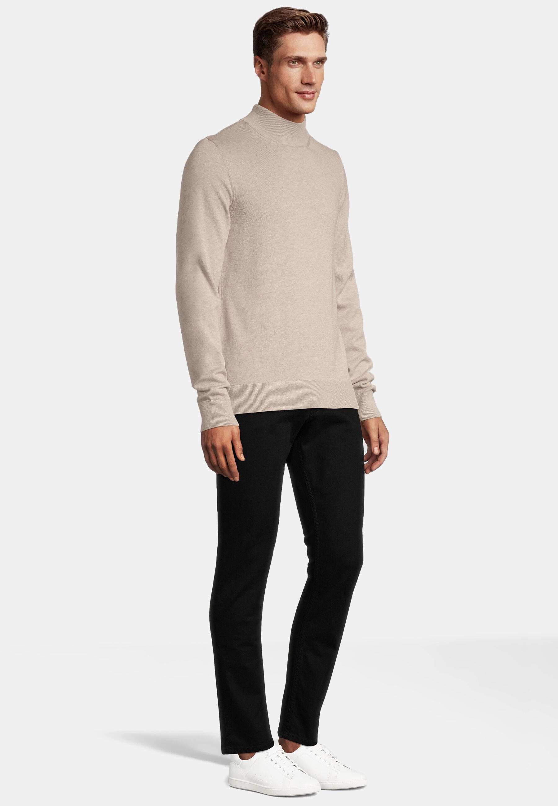 SteffenKlein Stehkragenpullover Mit geripptem Turtleneck