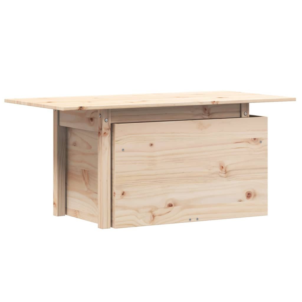 vidaXL Sofaelement Gartentisch 100x50x75 cm Massivholz günstig online kaufen