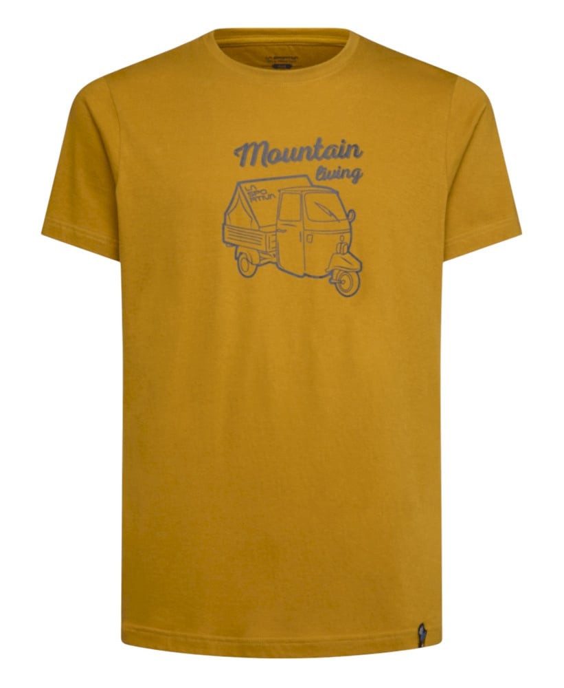 La Sportiva T-Shirt Wander-/Freizeit Ape - Mountain Living - (Baumwolle) savanagelb Herren