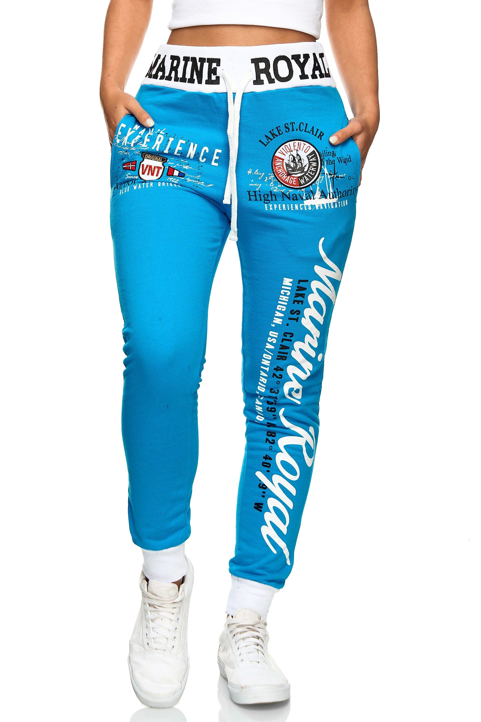 L.gonline Jogginghose Damen JoggingHOSE lang, Trainingshose Baumwolle, Spor günstig online kaufen