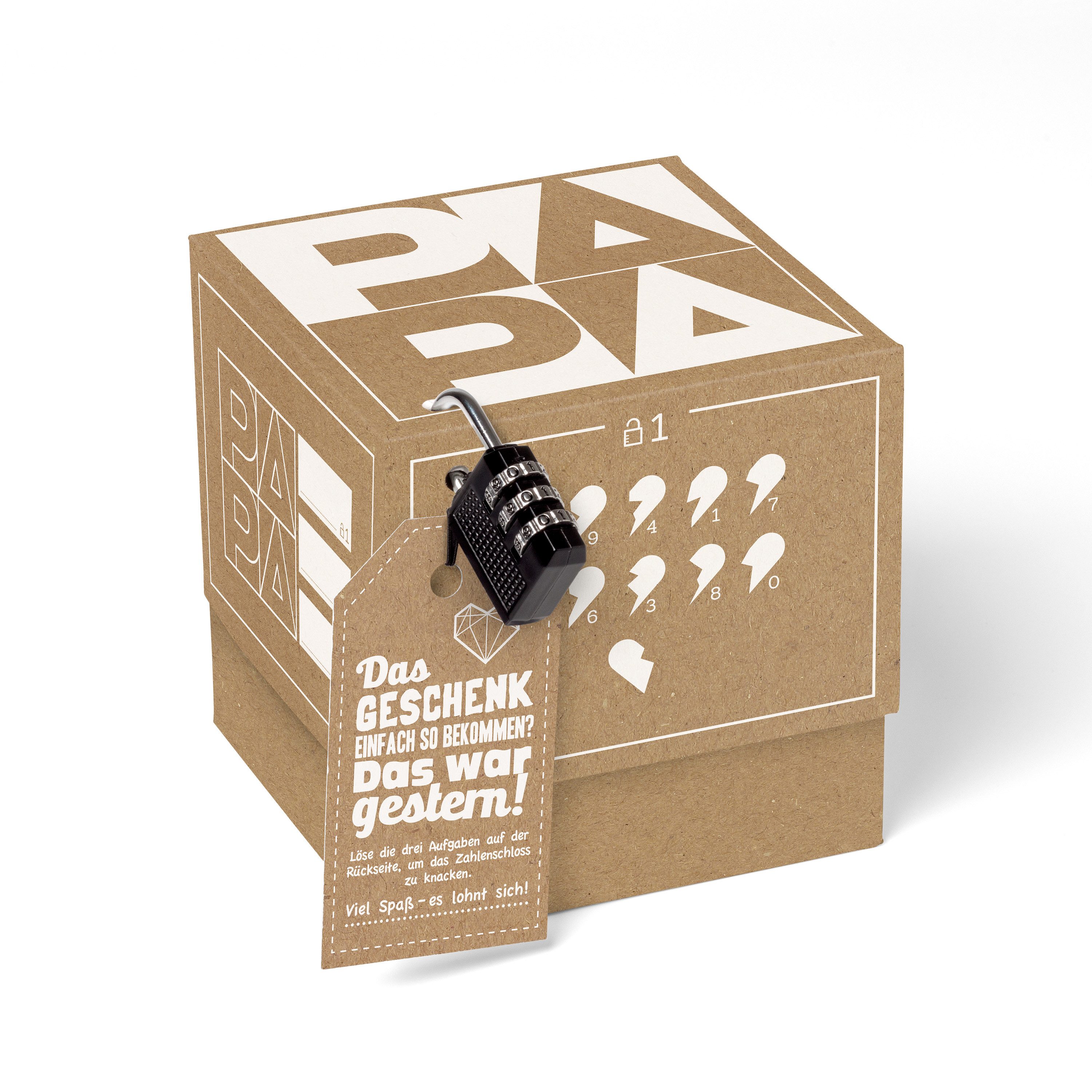 SURPRISA Geschenkbox Geschenke als Rätsel individuelle Geldgeschenke, Personalisierte Geschenkideen / Das Geschenk einfach so - war gestern!