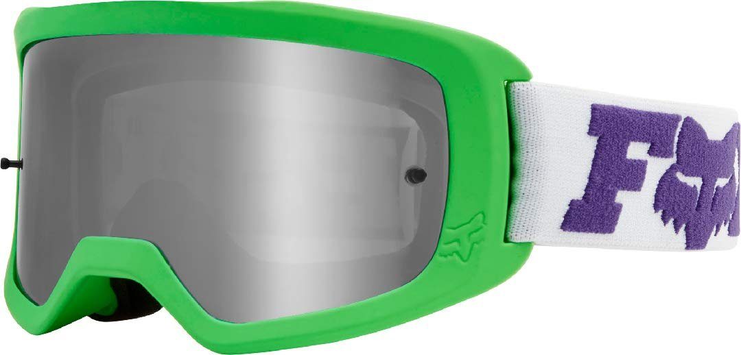 Fox Motorradbrille Fox Main LINC Motorrad MX MTB Fullface Goggle Spark grün