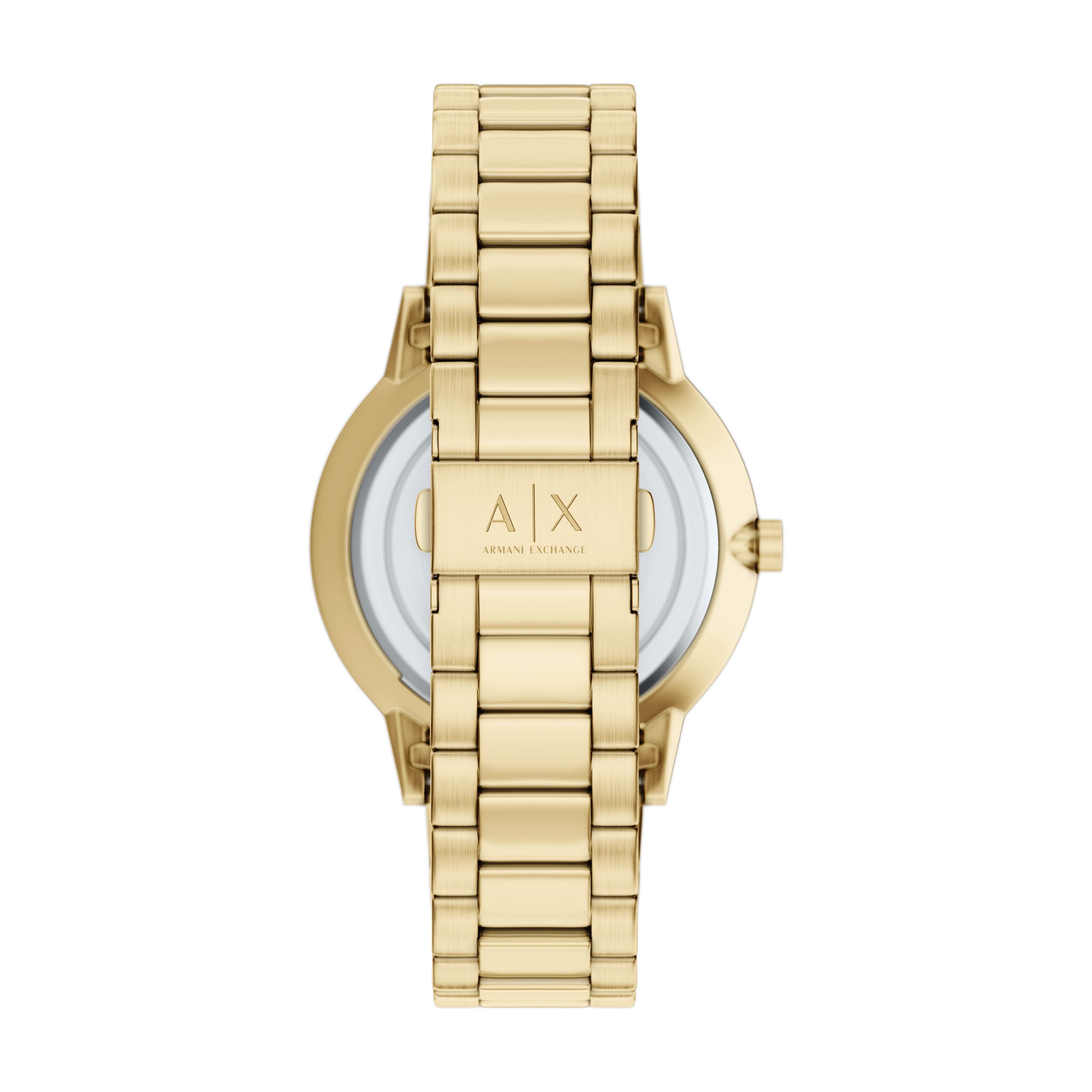 ARMANI EXCHANGE Quarzuhr AX7178SET, (Set, 2-tlg., mit Armband), Armbanduhr, Herrenuhr, Edelstahlarmband, Ideal auch als Geschenk
