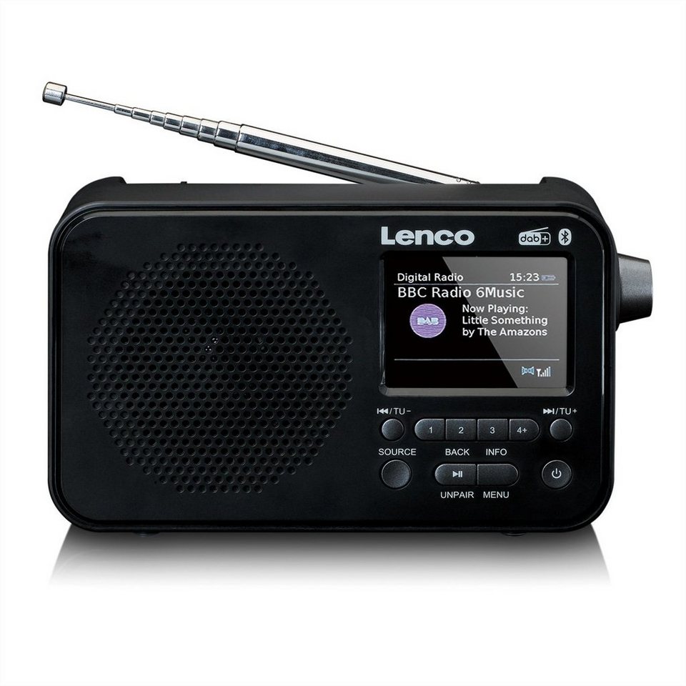Lenco PDR-036BK - DAB+/FM-Radio Digitalradio (DAB) (Digitalradio (DAB),  Teleskopantenne