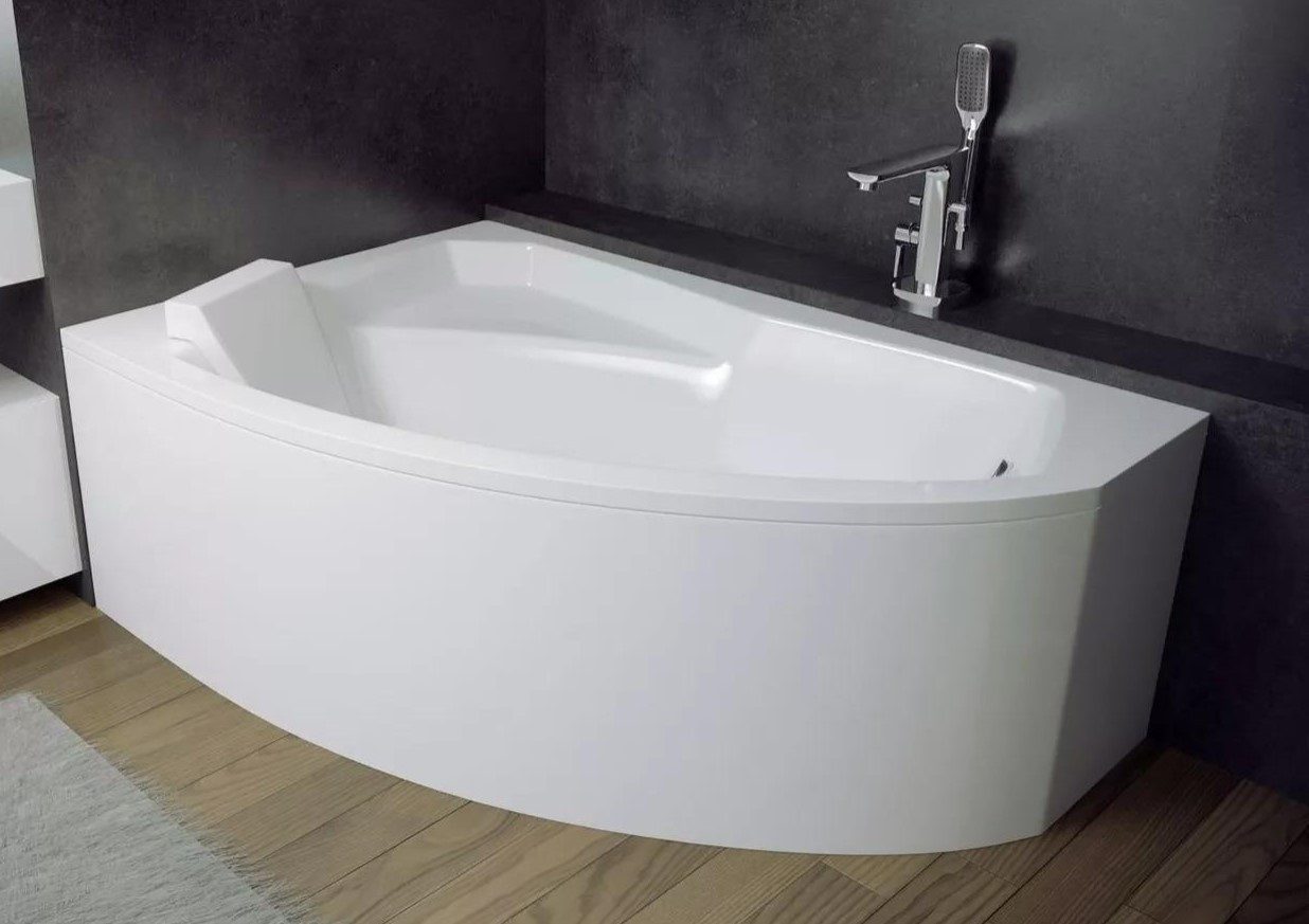 Xlmoebel Eckwanne Unförmige Badezimmer Wanne Design Bad Wannen Acryl Weiß, (1-tlg), Hergestellt in Europa