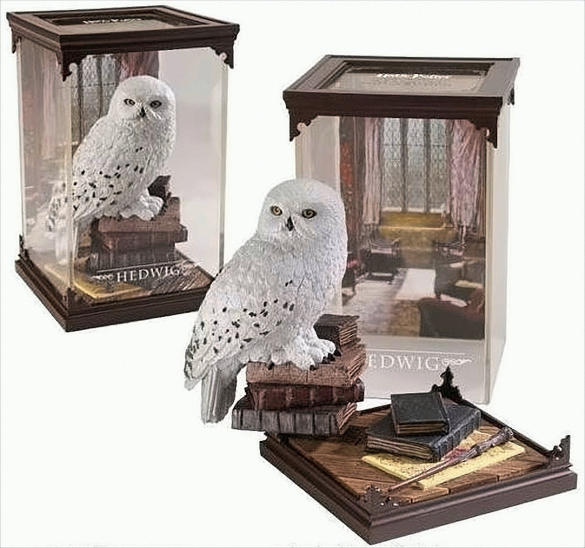 The Noble Collection Spielfigur Harry Potter Statue Eule Hedwig