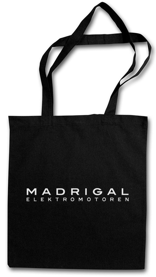 Beuteltasche White Madrigal Elektromotoren Stofftasche Electromotive Logo Compnay