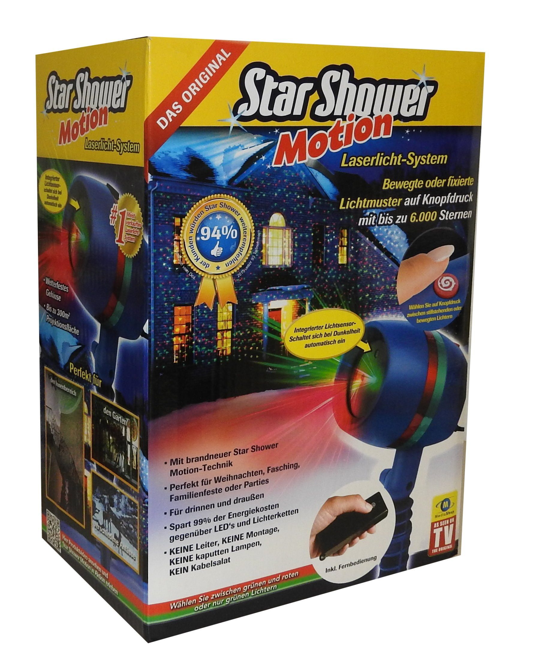 MediaShop LED Gartenstrahler, Star Shower Motion Fernbedienung Laser LED  Projektor Licht Beleuchtung Garten online kaufen | OTTO