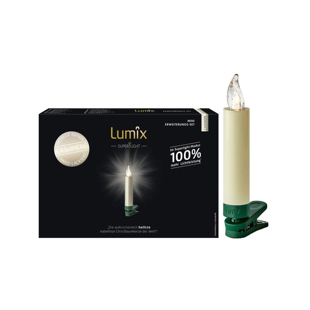 Krinner LED-Kerze Lumix SuperLight Metallic 6er