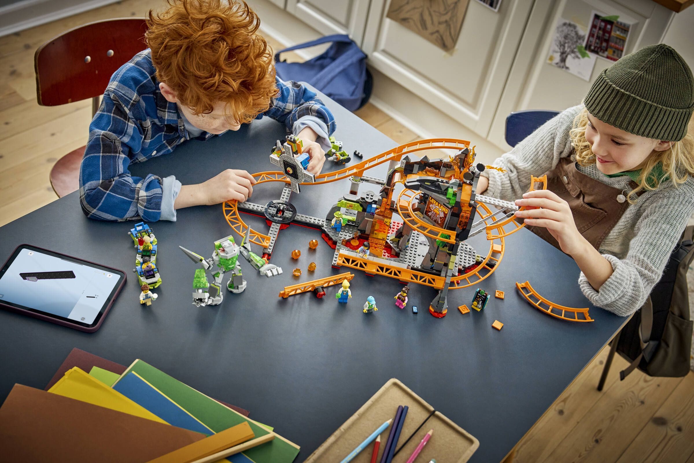 LEGO® City 60501 Lava Land-Achterbahnpark Konstruktionsspielsteine